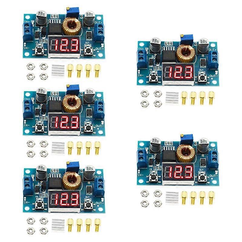 DCDC Buck Converter 5A 438V To 1.2536V 75W Regulator Modules (5pcs)