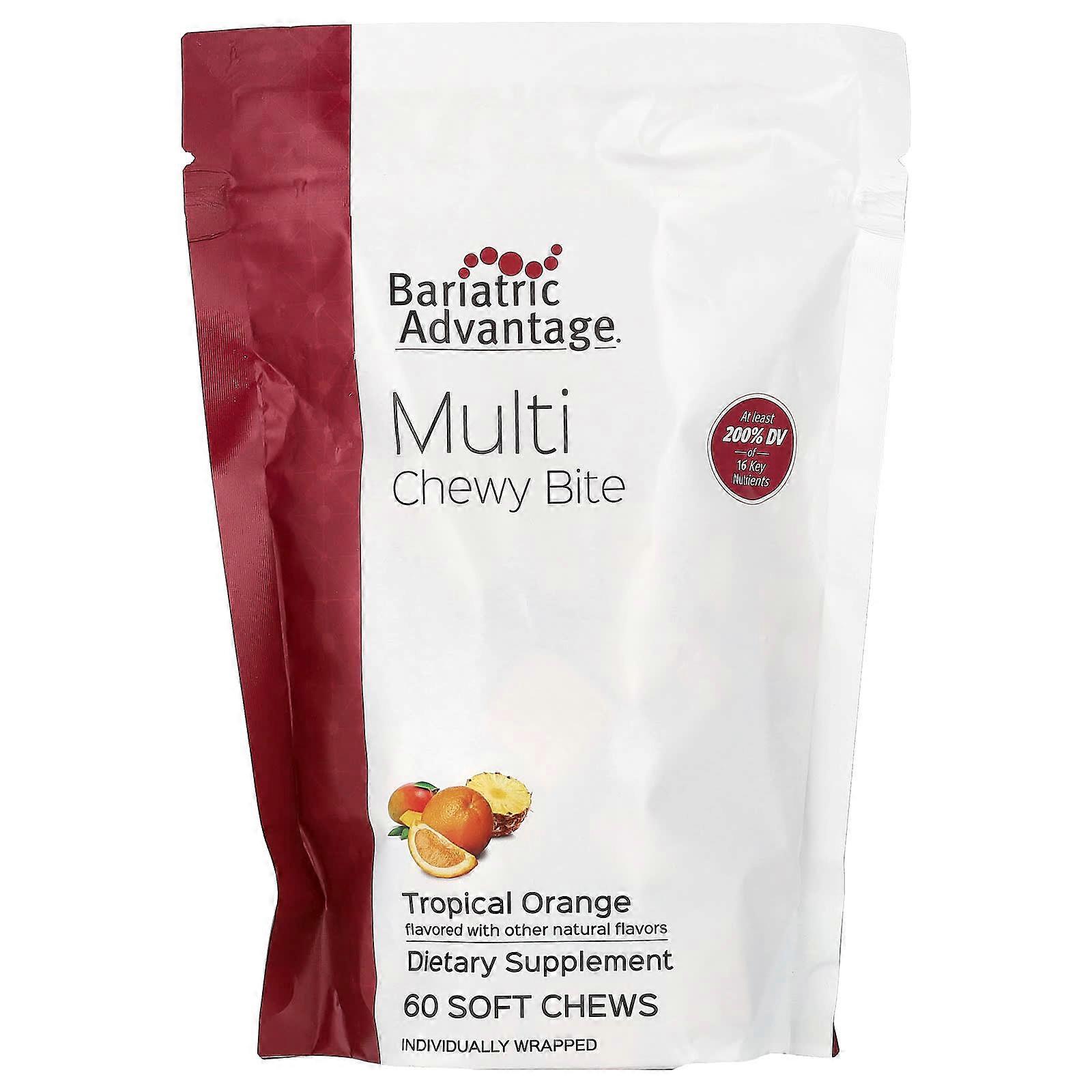 Multi Chewy Bite, Tropical Orange, 60 Soft Chews