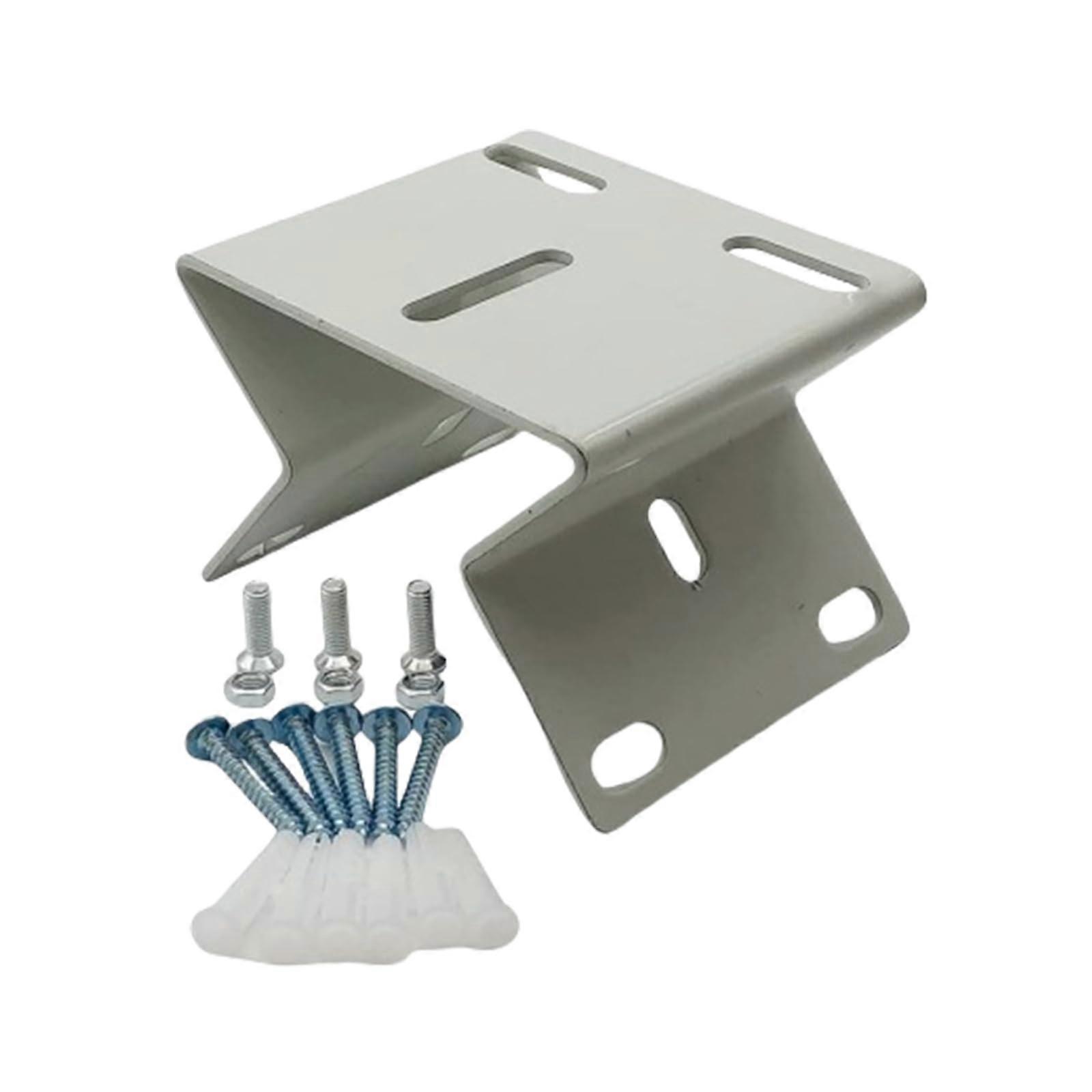 CCTV Camera Mount Vertical Right Angles Bracket External Wall Corner Bracket White Outdoor Security Accessory