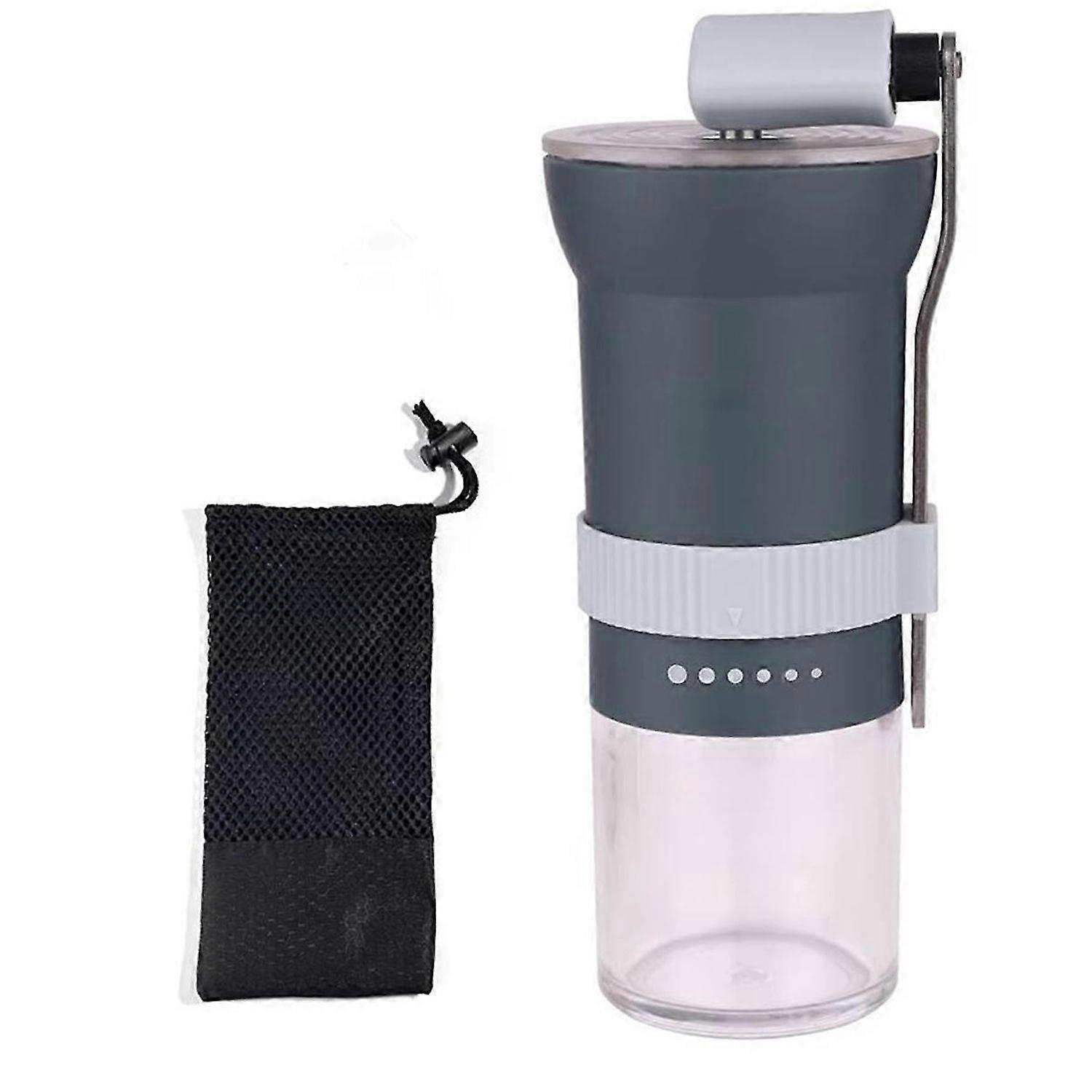 Portable Manual Coffee Grinder with Adjustable Ceramic Burr - Compact, Easy-to-Clean Design Ideal fo