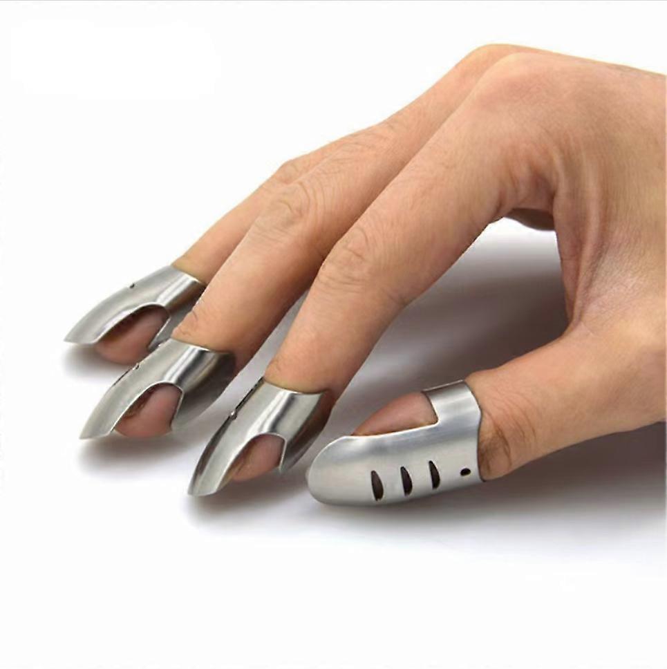 4PCS Stainless Steel Finger Protection