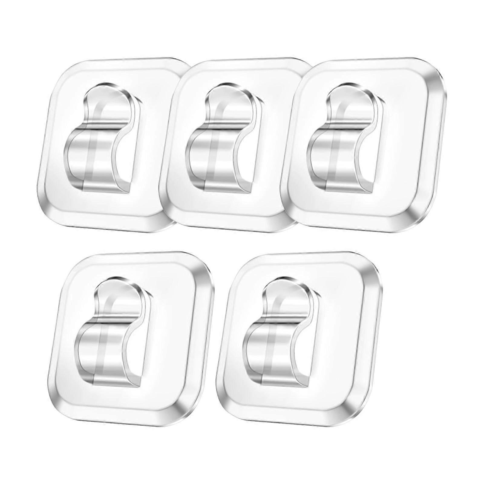 Clear Plastic Light String Clips Adhesive Wall Mount Hook For Holiday Christmas