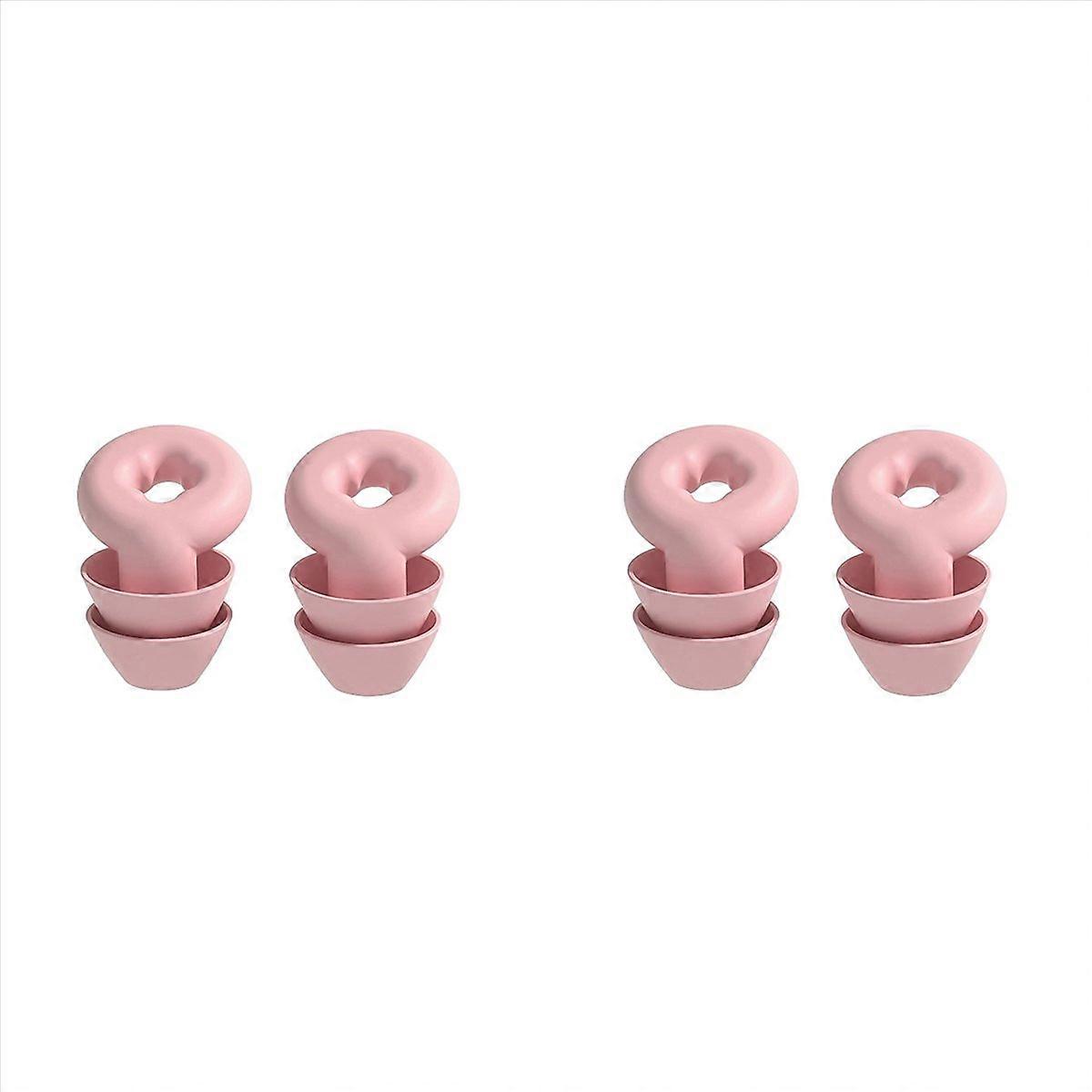 Soft Ear Plugs for Noise Reduction Waterproof Silicone Ear Plug Pink