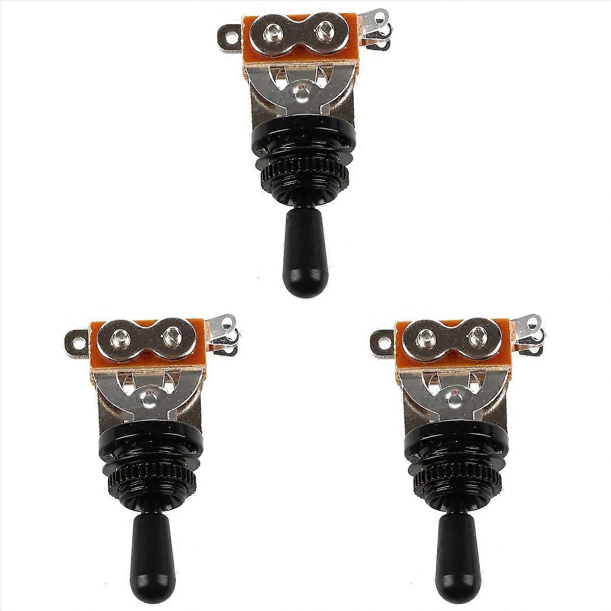 Black Tip 3 Wege Toggle Switch Pickup Selector für E-Gitarre