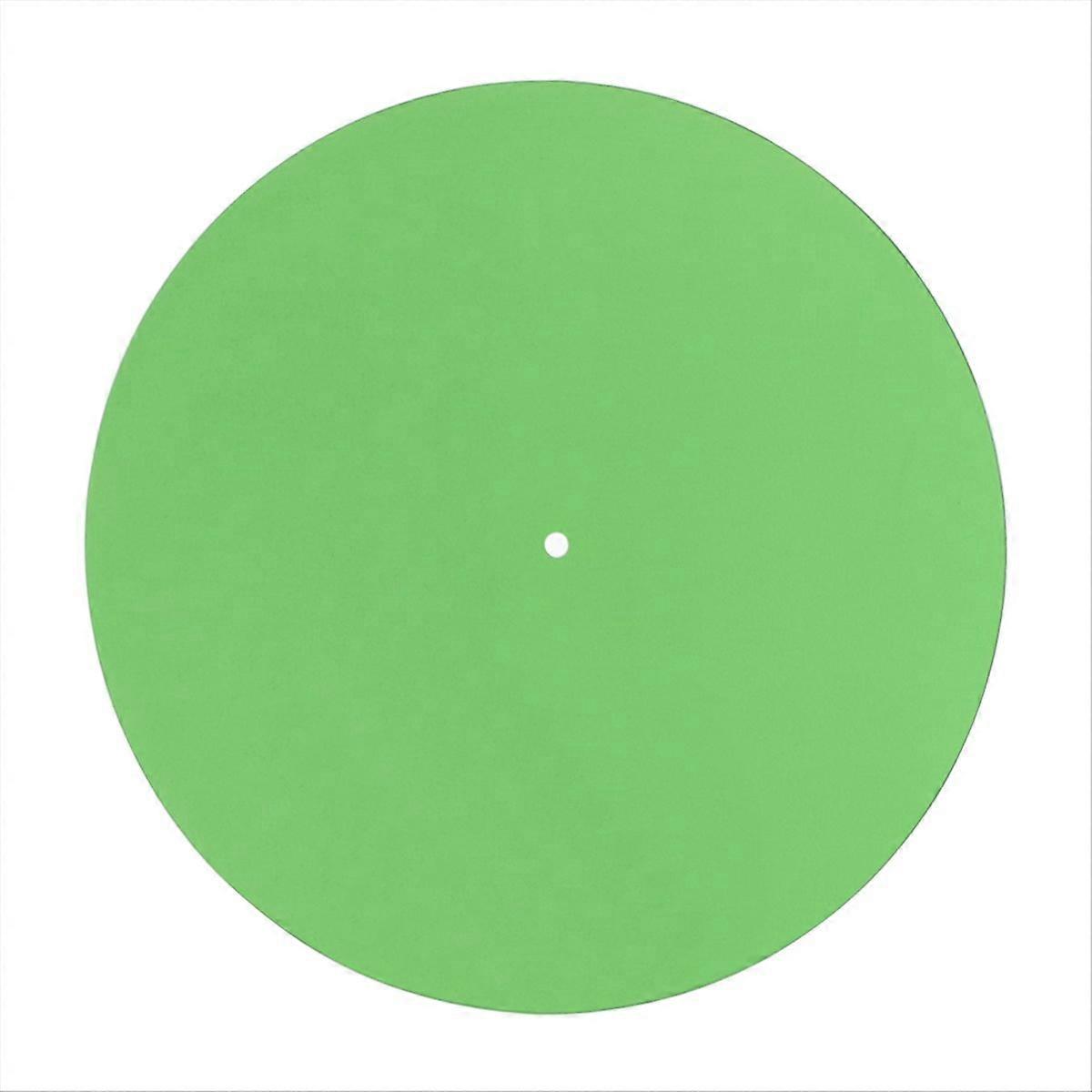 Acrylic Turntable Mat for 12 Inch Record Player green