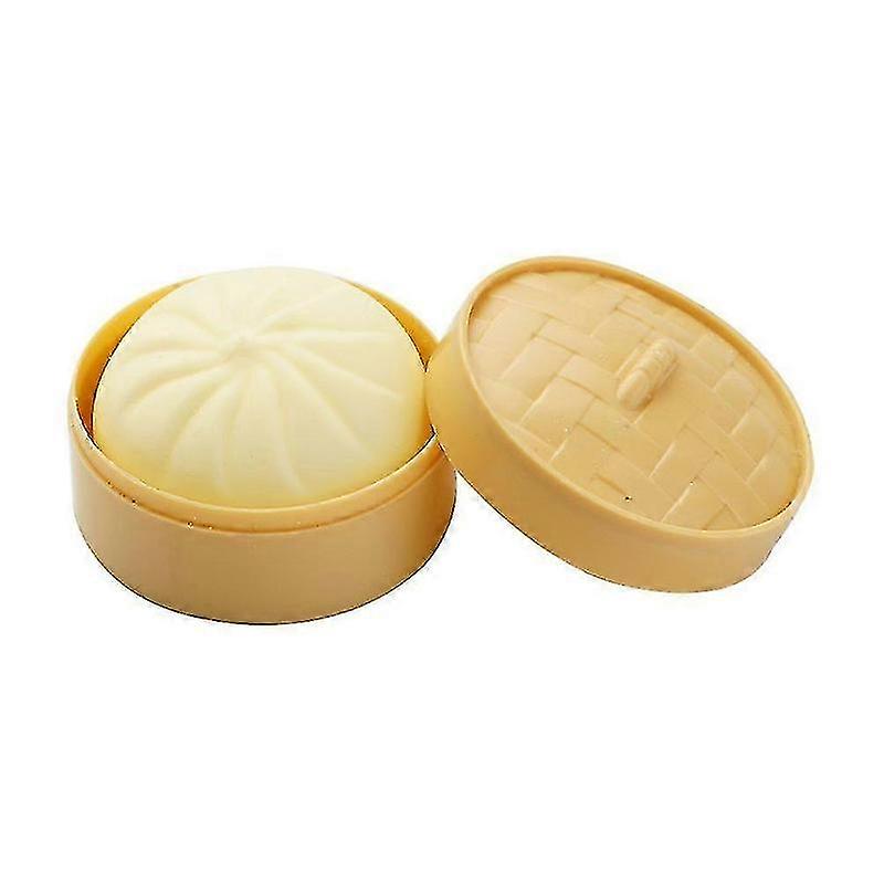 1pcs small buns + steamer (A) $Large simulation decompression and venting buns, pinching and decompression artifact, spoof children's toys