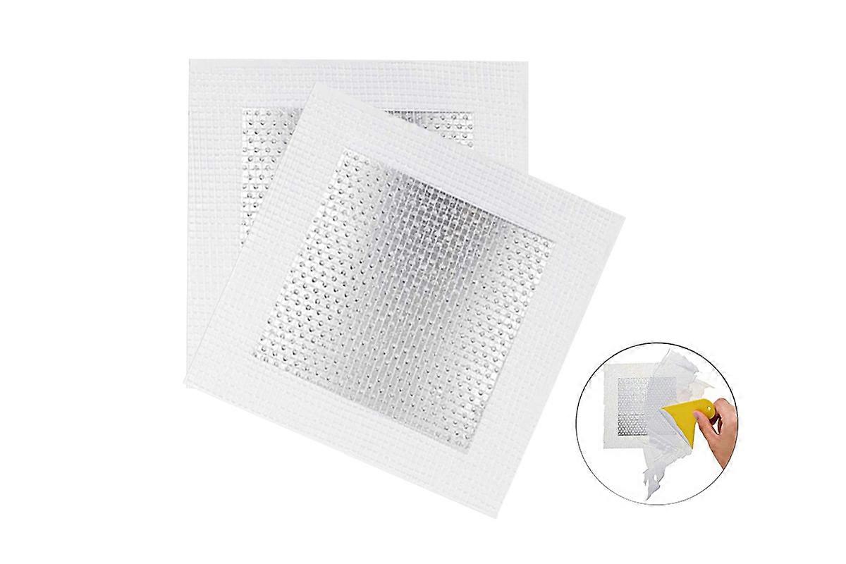 2 Pack Drywall Patch Kit 8 Inch with Self-Adhesive Mesh