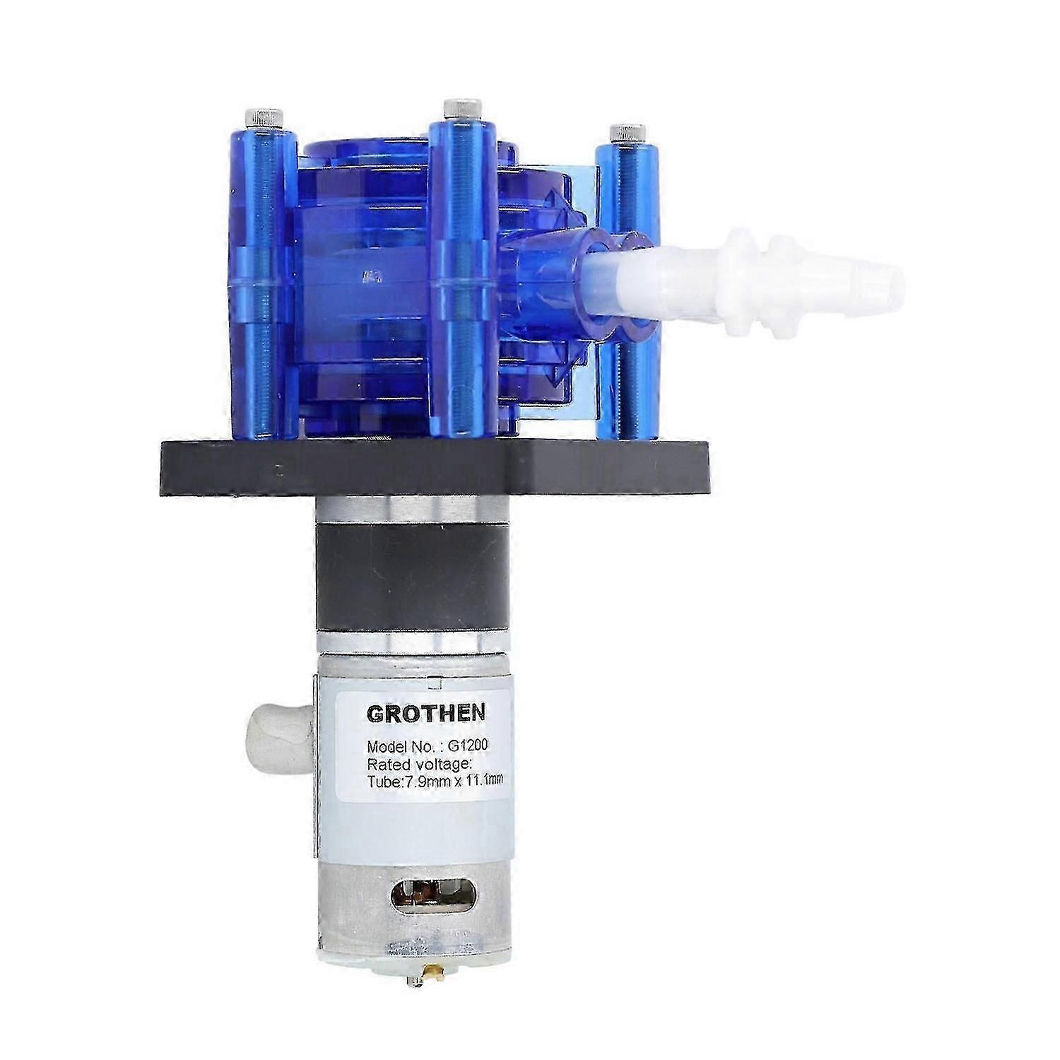 Peristaltic Pump 1200ml/min High Flow Self Priming Liquid Circulating DC Pump for Syrup Beverage Filling Machine 24V 0.7A