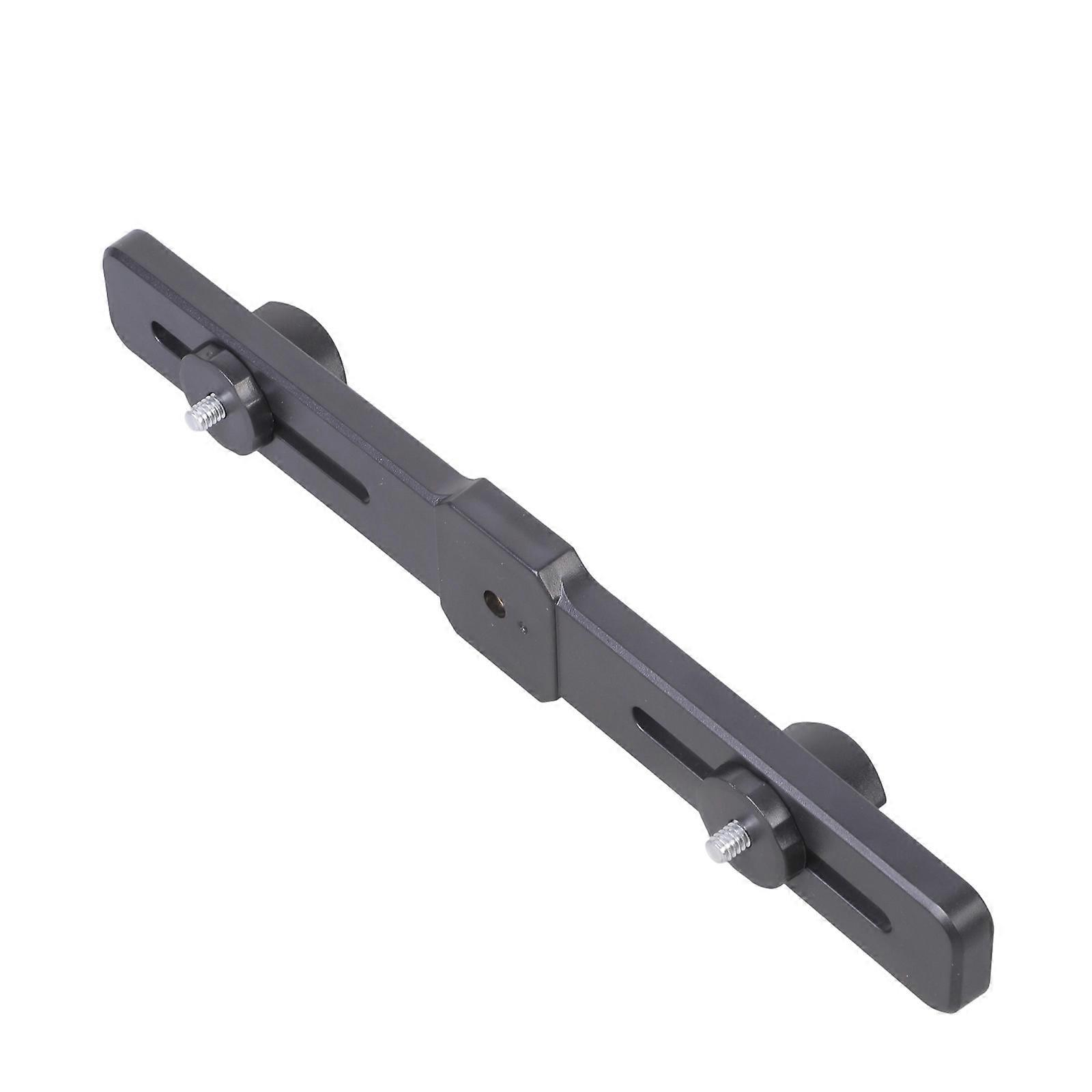 Double 1/4 Male Screw Adapter Plate for Tripods Action Cameras Phone Mounts Secure Multiple Device Mounting Base Multicolor