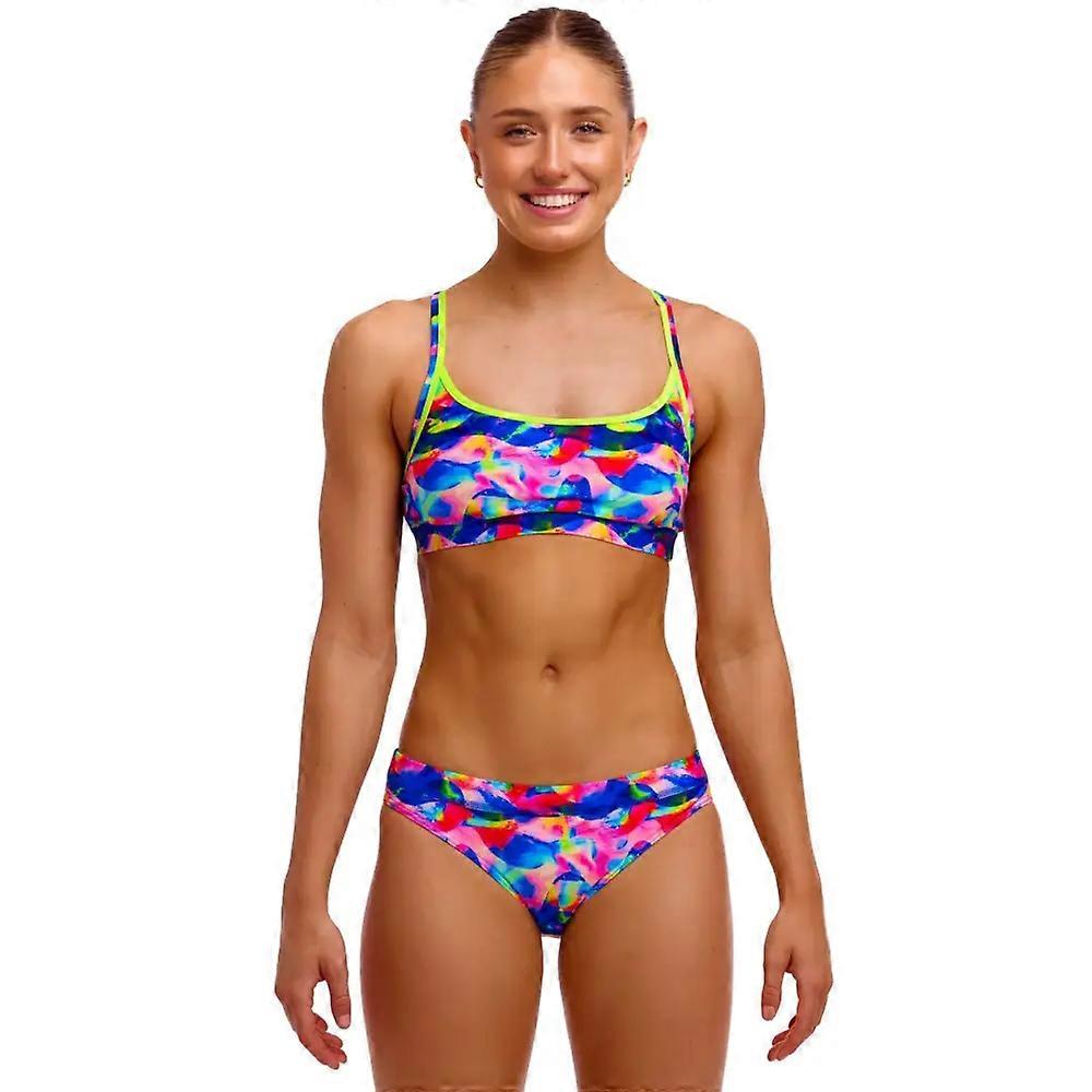 Funkita Wet Wave Racerback 运动上衣 - 蓝色/多色