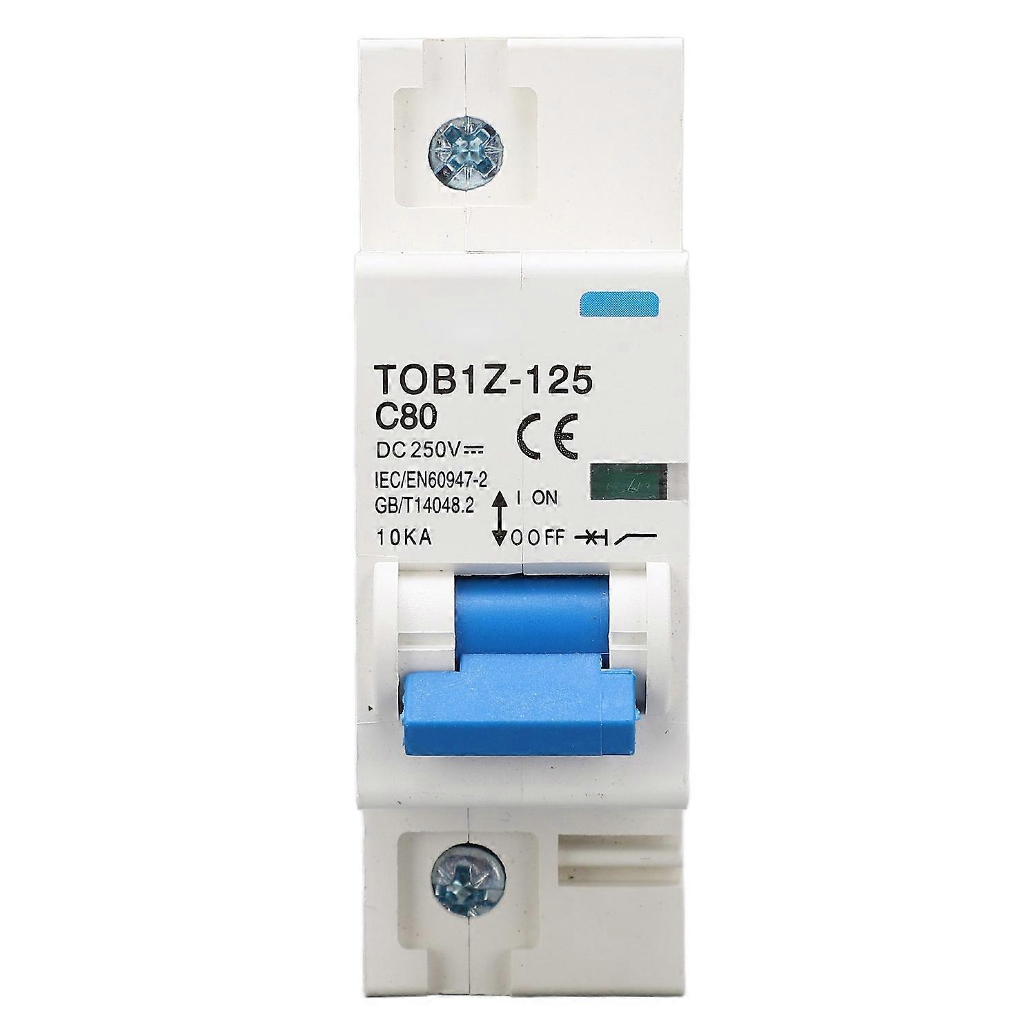 1P Mini DC Circuit Breaker Pa66 10KA Breaking Capacity Stable Small Circuit Breaker for Solar PV Sys