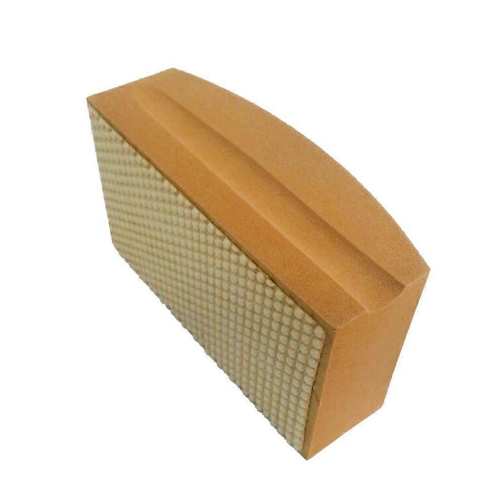 Resin Sanding Block Diamond Cushion Marble Handle Brown Concrete Polishing