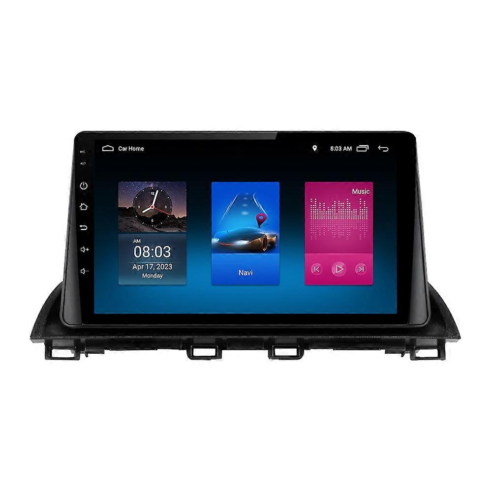 RoverOne Car Stereo Radio Bluetooth CarPlay Android Auto GPS Sat Nav Touch Screen for Mazda 3 Axela 2014 - 2019