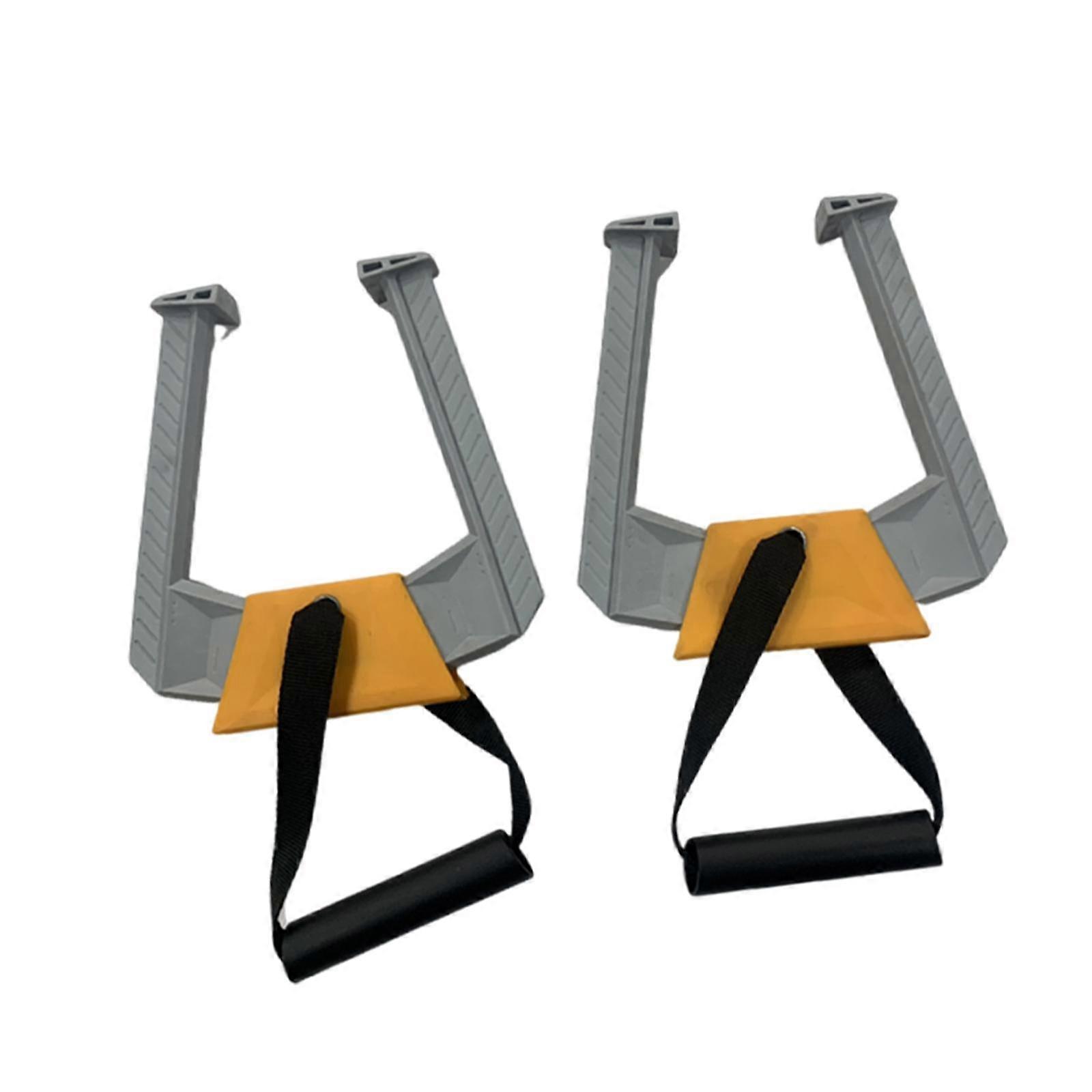 2x Portable Pull up Bar for Doorway Multifunction Pullup Bar Handles Easy to Use