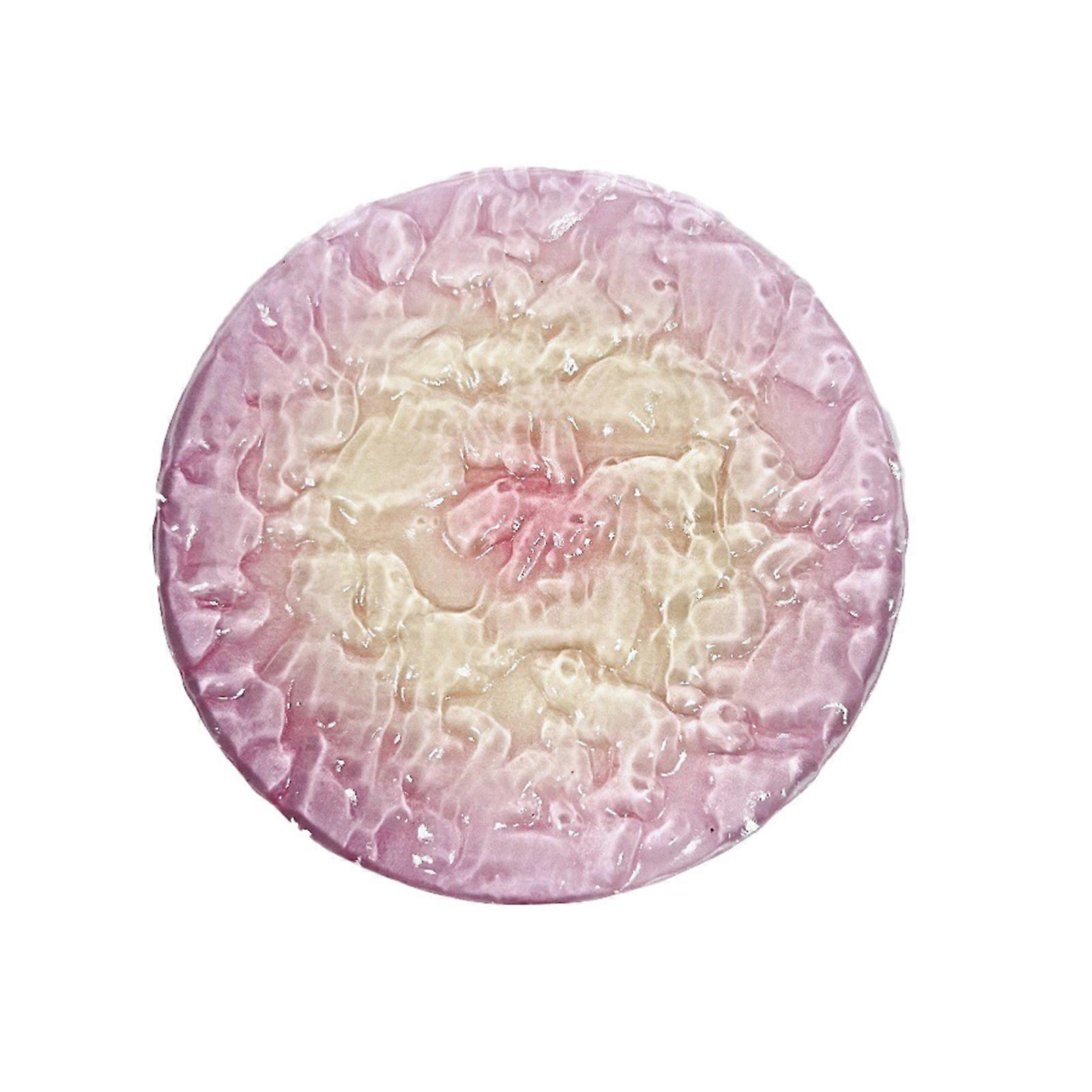 Acrylic Coaster Gradient Wave Design Cup Pads Heat-Resistant Round Table Mats for Drinks Decorative Kitchen Essentials