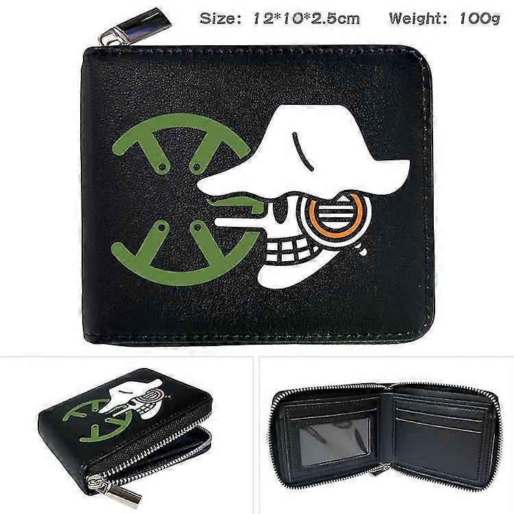 One Piece Animation Peripheral Zipper Pu Wallet #9