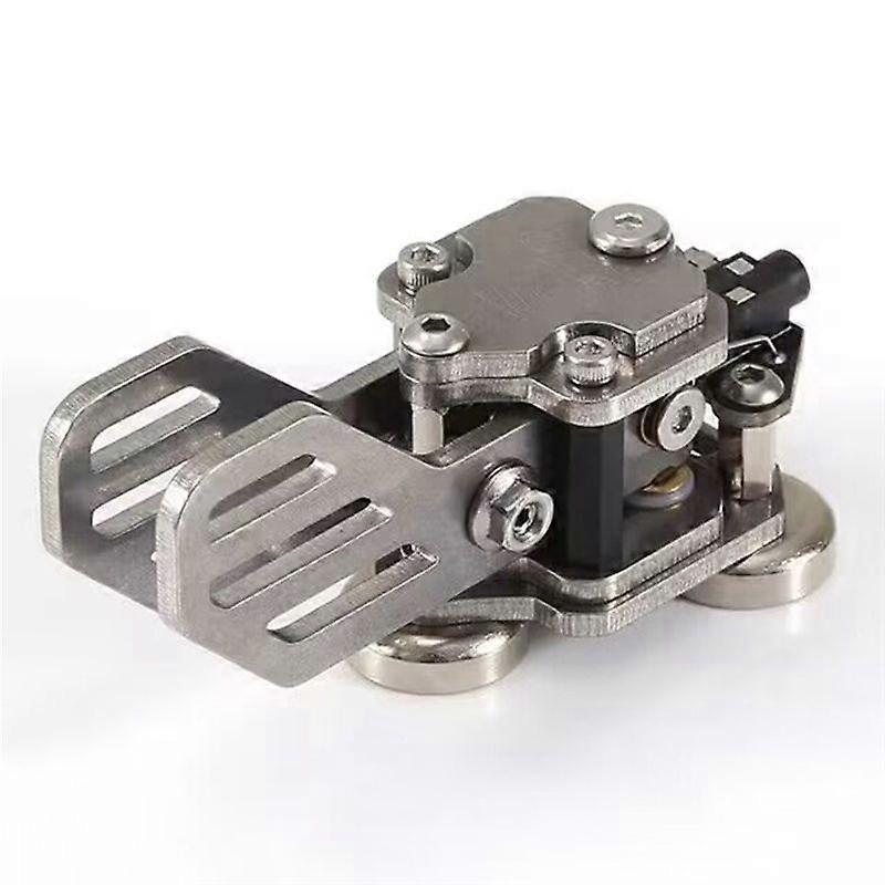 Mini CW Morse Key Double Paddle Code Keyer in Aluminium Alloy for Practise Beginner CW Telegraph Sho