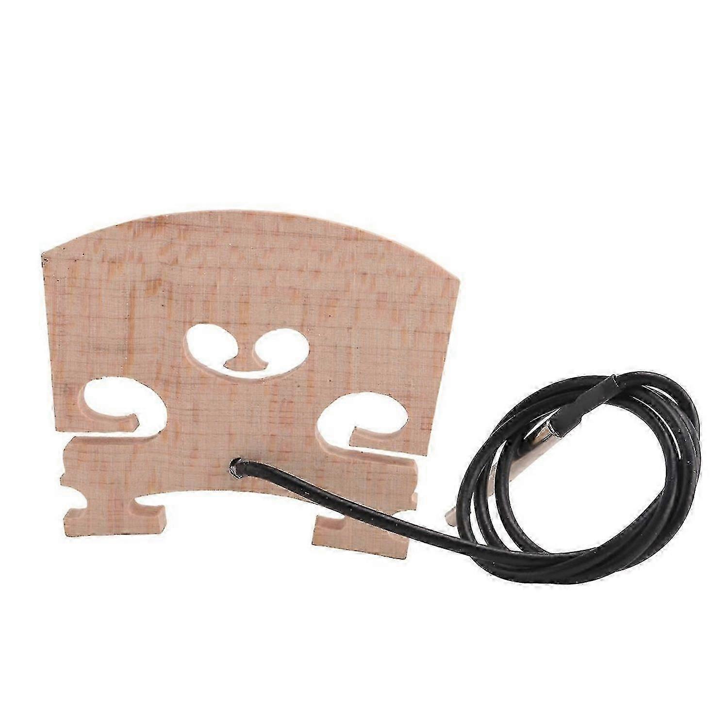 1Pcs Violin Bridge with Internally Mounted Piezo Pickup
