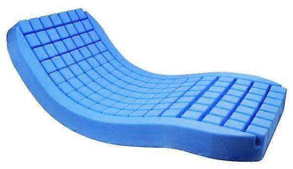 Revalidatie en anti-decubitus matras met dubbele functie Polyplot Blauw