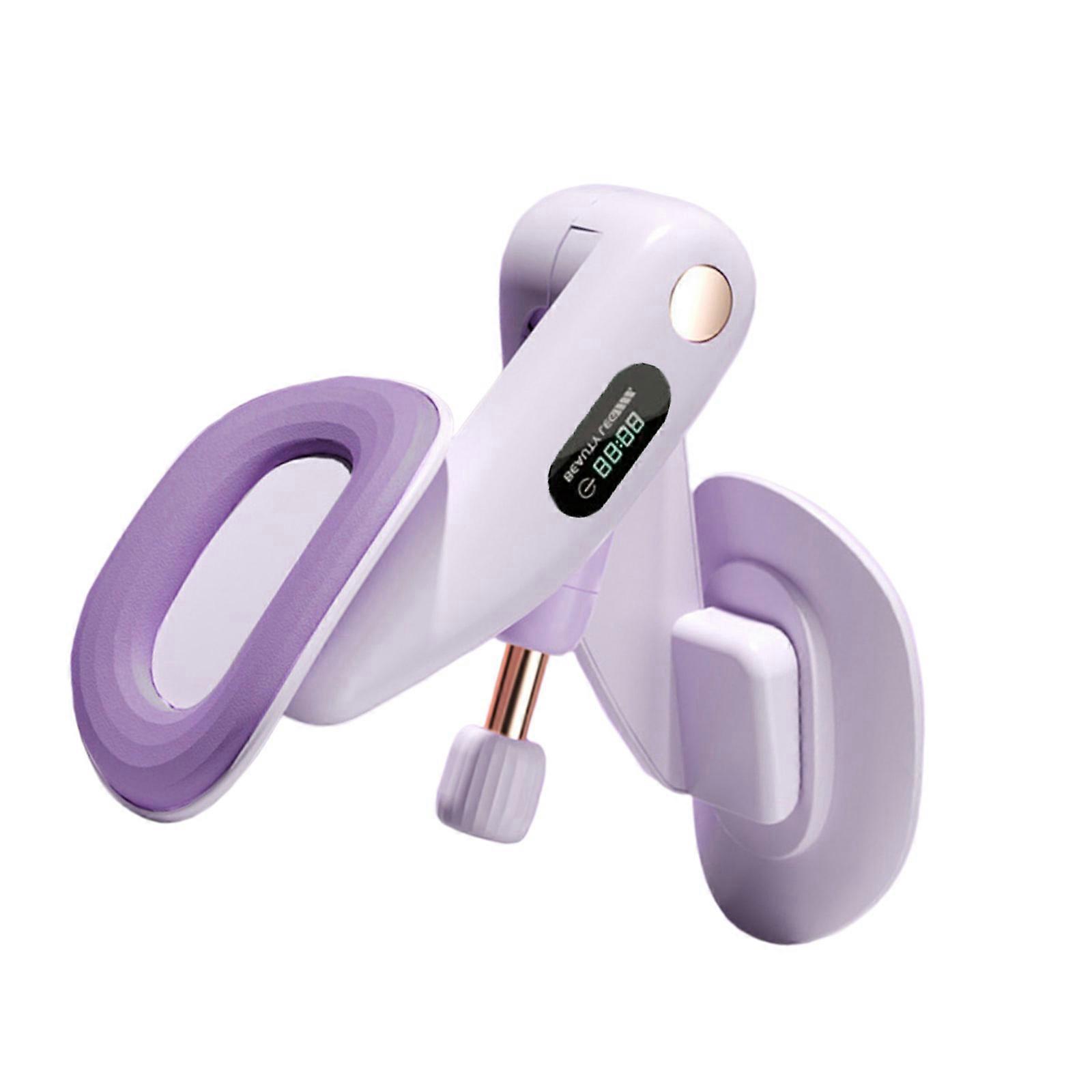 Inner Thigh Workout Device With Variable Intensity And Comfortable Plan For Effective Pelvic In Pale Rose  Purple