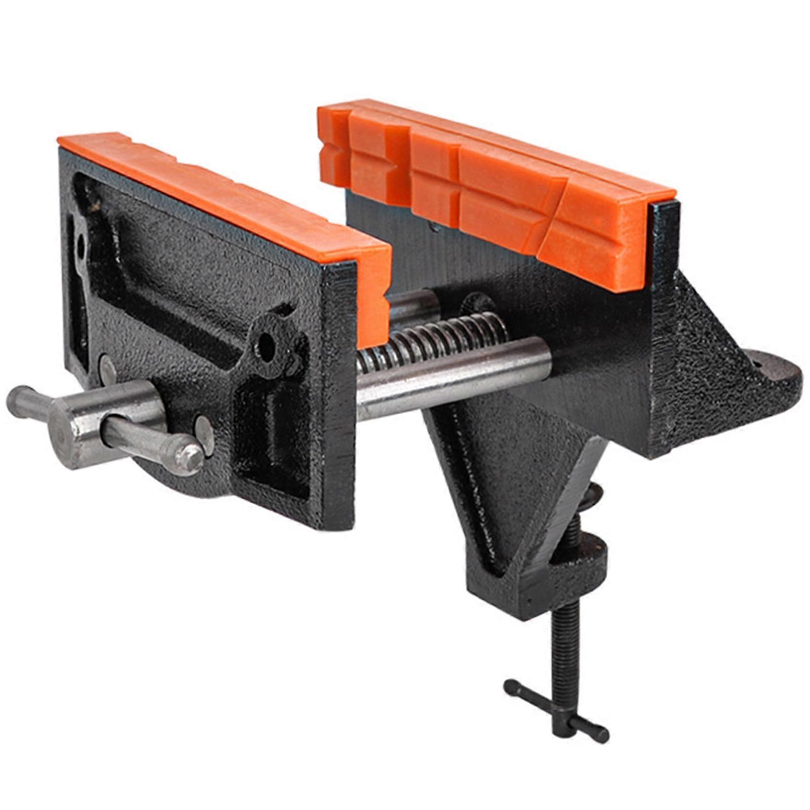 Multipurpose Cast Iron Desk Clamp NonSlip Grip Woodworking Vise Quick Install Workbench Clamp Household Hand Tool Multicolor