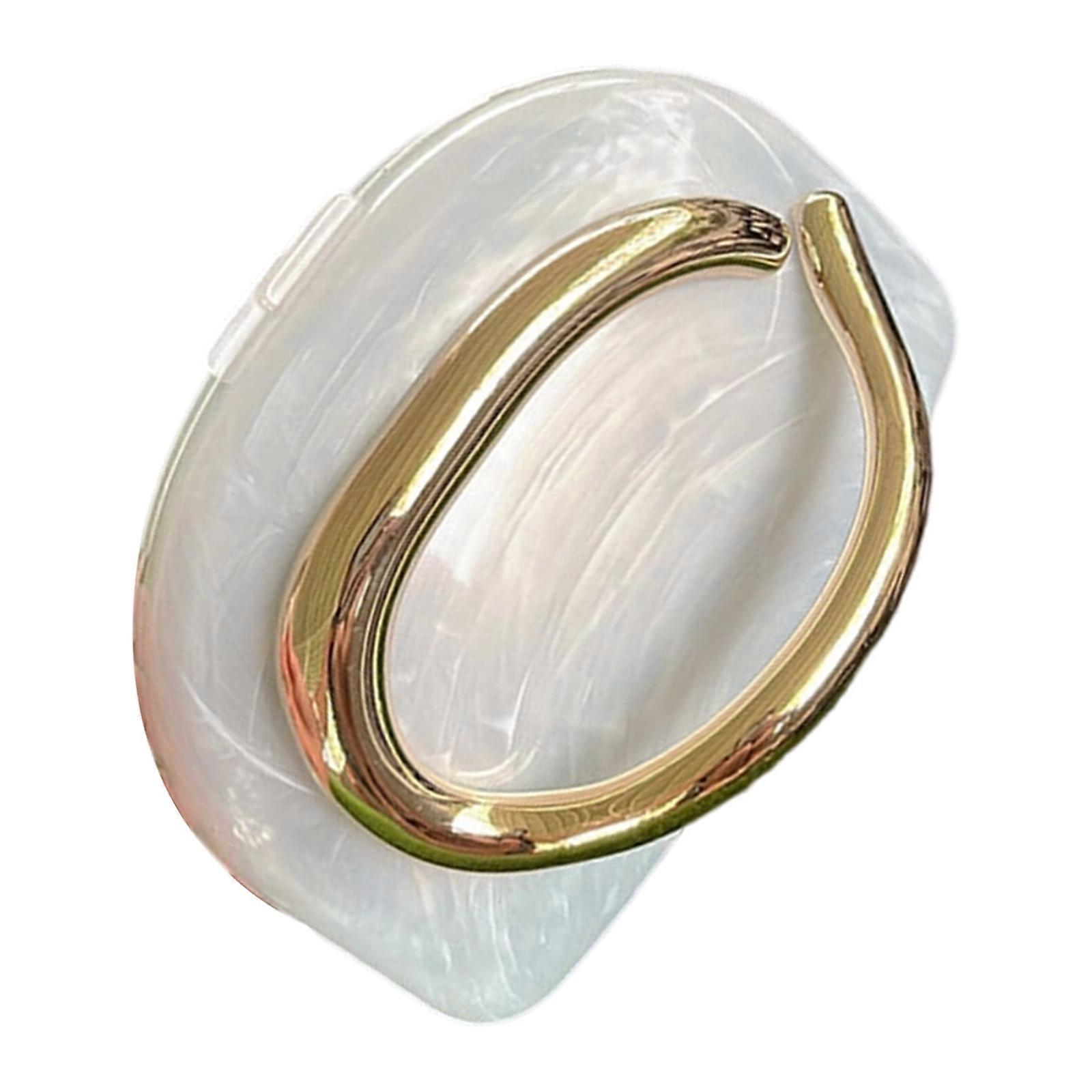 Elegant Marble Pattern Acrylic Bag With Detachable Chain Strap Shoulder Bag For Evening Parties And Daily Use  White