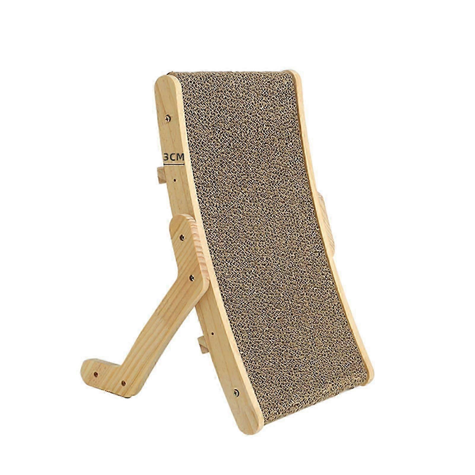 Solid wood scratching board for cats for home use