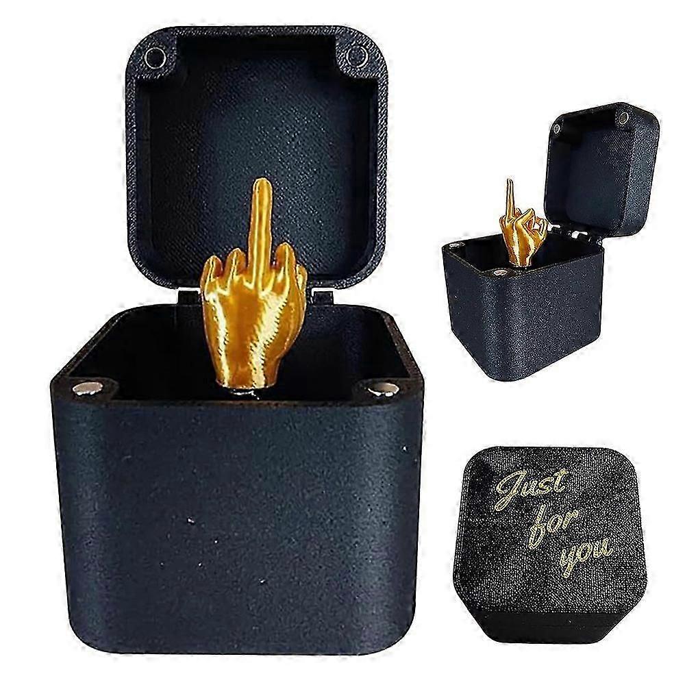 Middle Finger Surprise Prank Box for Funny Practical Jokes