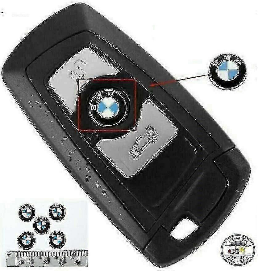 2 x BMW Schlüsselanhänger-Logo-Ersatzaufkleber