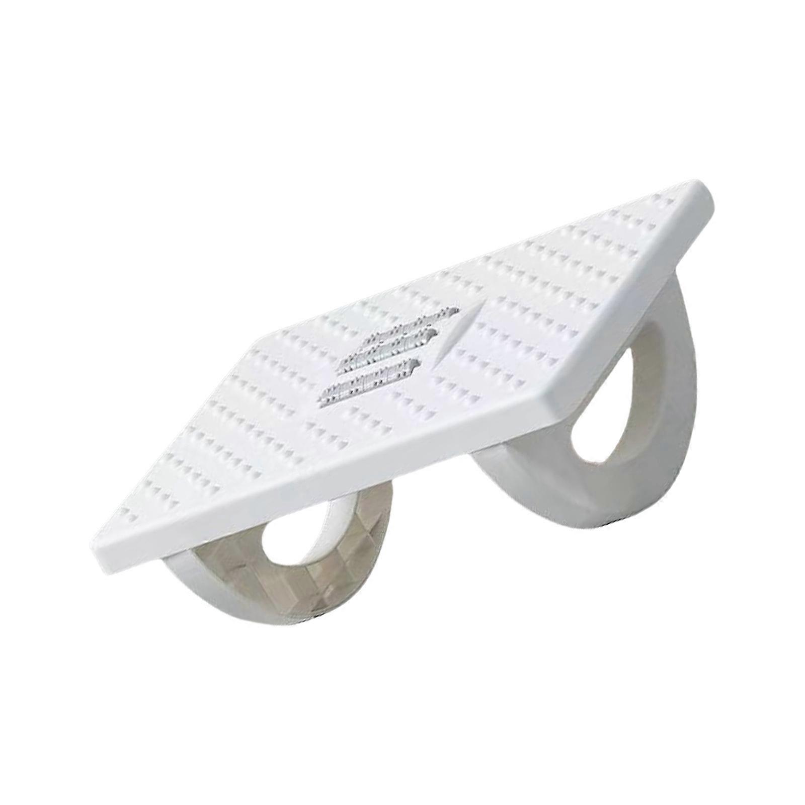 Ergonomic Adjustable Under Desk Footrest Anti Slip Base Small Plastic Design support Plastic for Office Workers  White