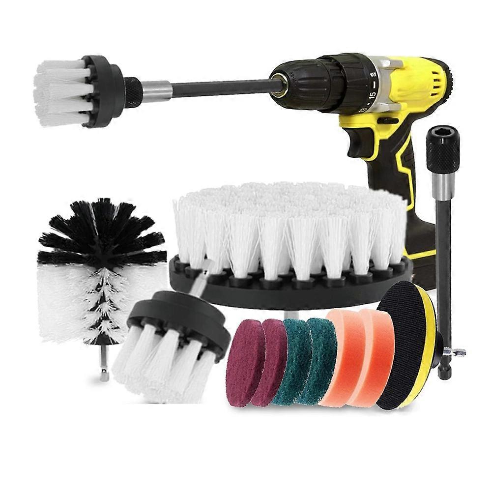 Electric Carpet Brush Drill Kit with Extender A