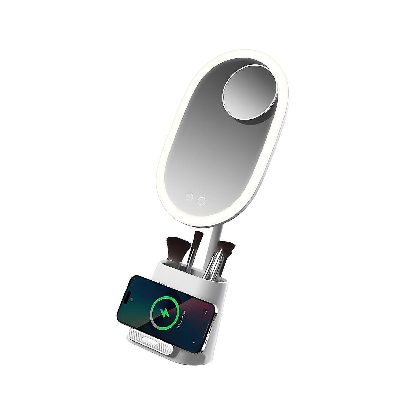 Brightened Conceit Glass With Radio Phone Device Modifiable Brightness UK Desktop Planner 220V Multicolor