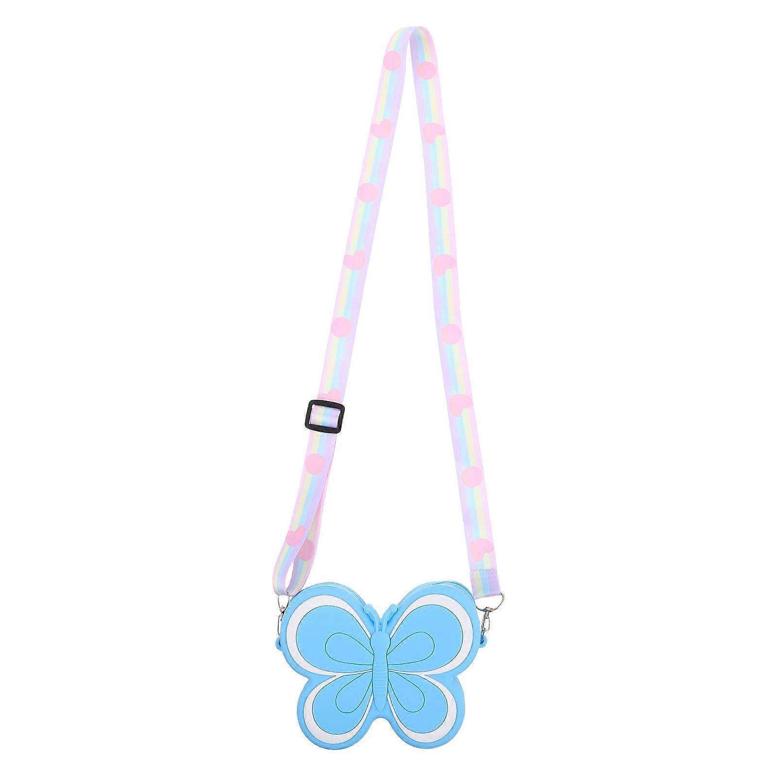 Chang Pouch Butterfly Silicone Wallet for Storage Sky- Accessory