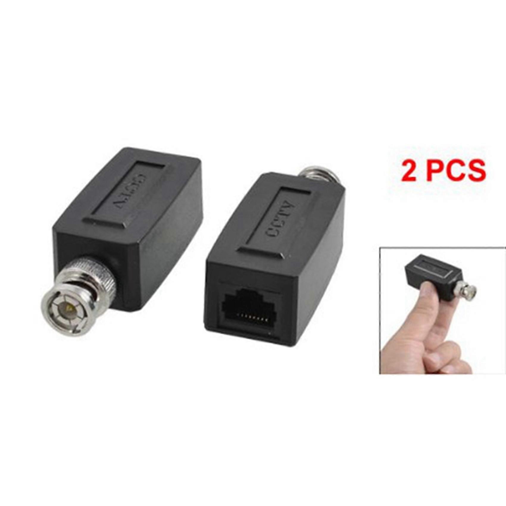 3X CCTV Camera Coax BNC RJ45 UTP Cat5 Active Video Balun Transceiver Pair
