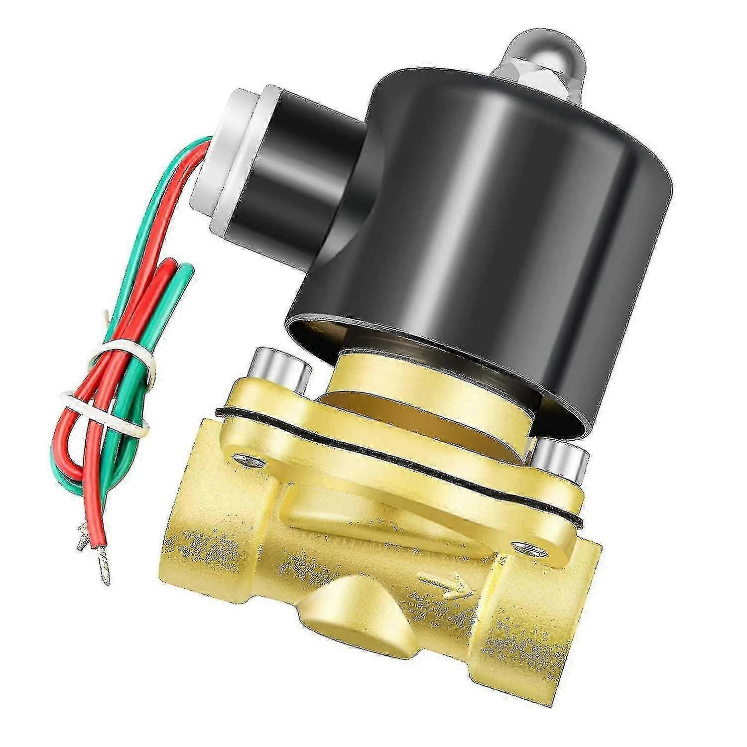 هوائي 1 بوصة NPT 12 فولت / 24 فولت / 110 فولت / 220 فولت صمام نعل كهربائي نحاسي 2w-250-25 عادة ماء مغلق ، هواء ، ديزل