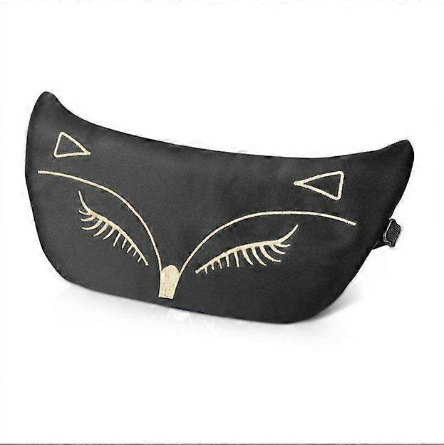 Mscara de dormir de seda bordada