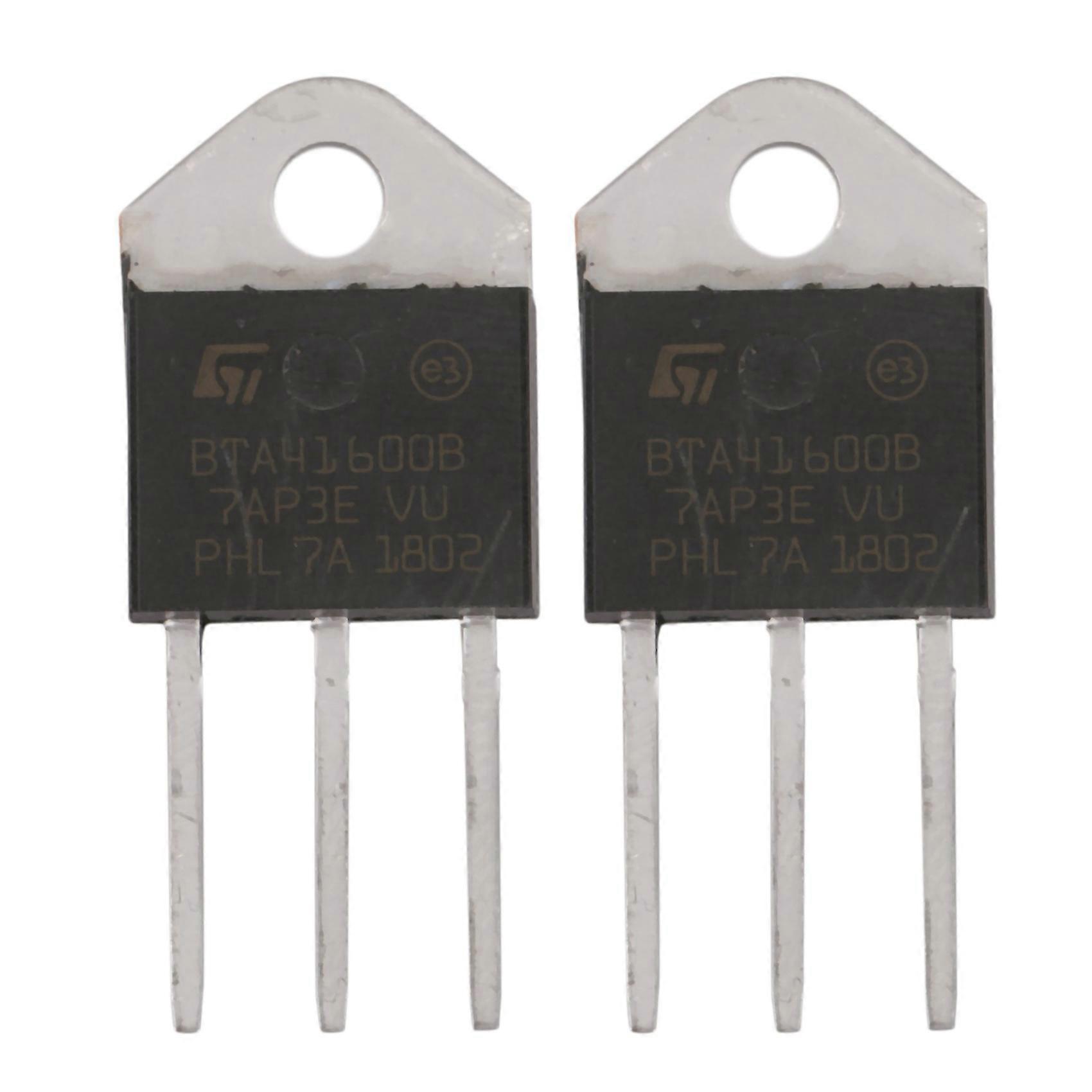 2X BTA41-600B 600V 40A Silicon Controller Rectifier Standard Triac