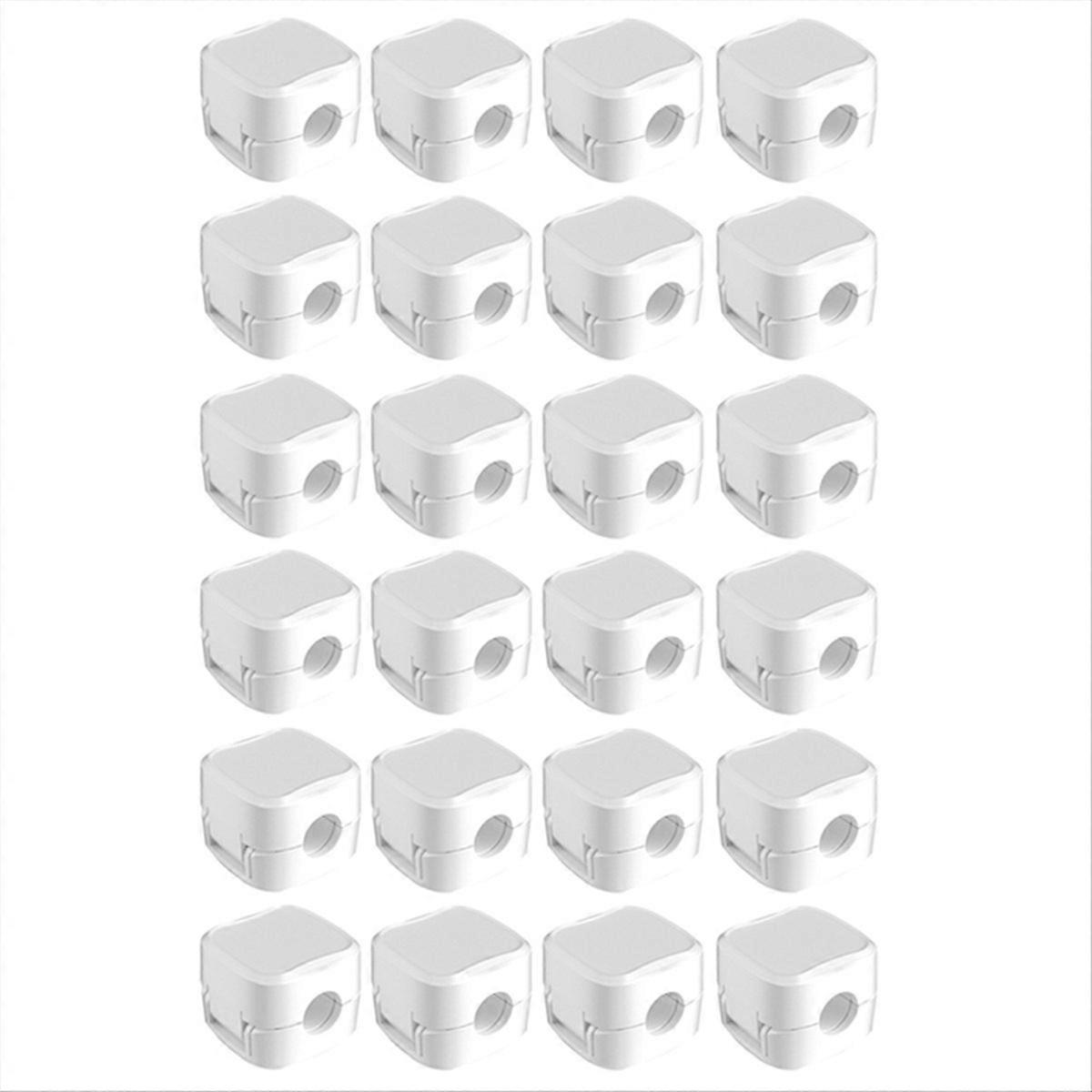 24PCS Magnetic Cable Organiser Clips Cable Management Wire - A