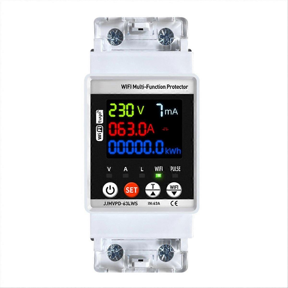 Tuya WiFi Smart Energy Meter Multifunktions-Automatik-Wiedereinschaltung