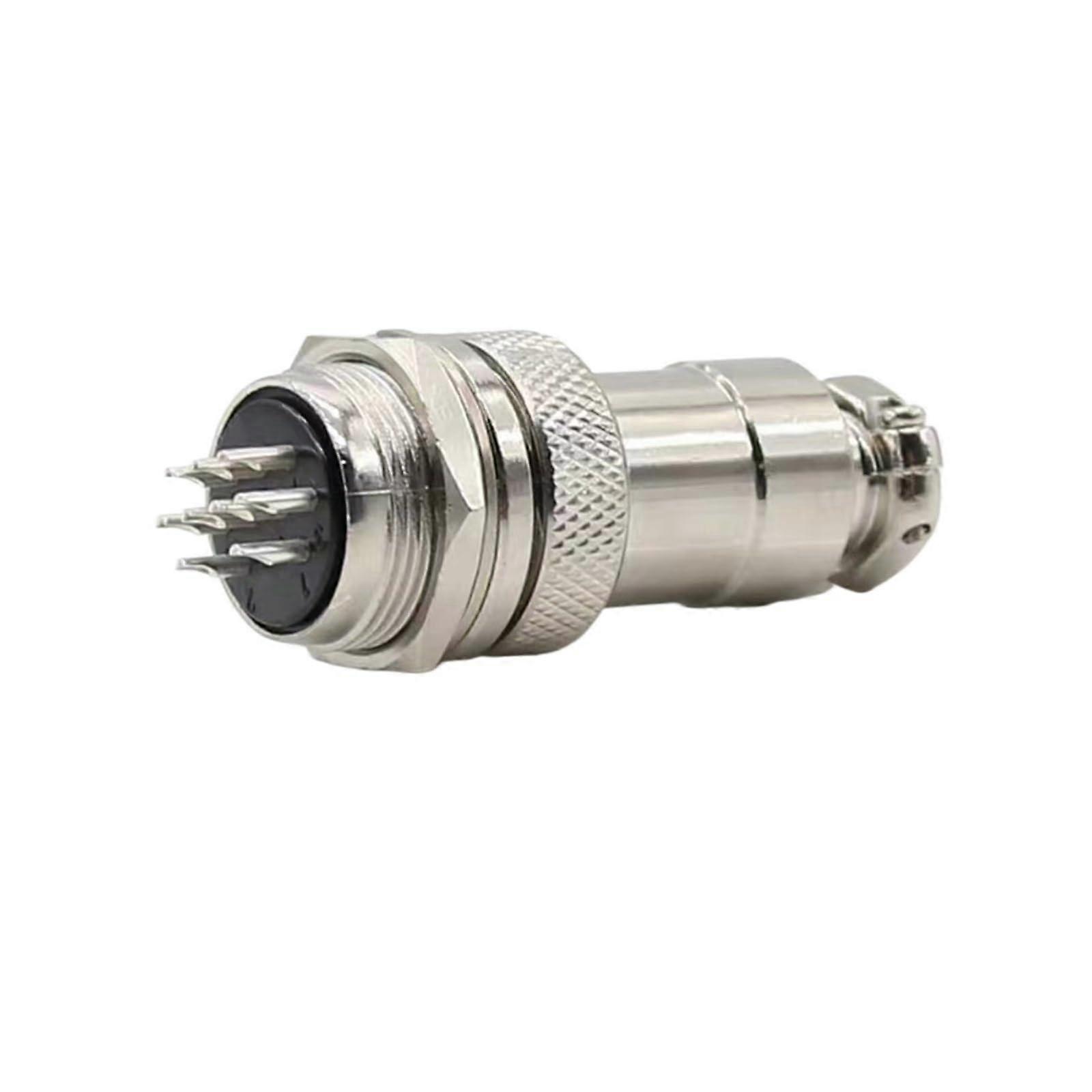 GX20 Aviation Connector 9 Pin Metal Circular Plug with Durable Housing for Secure Connection