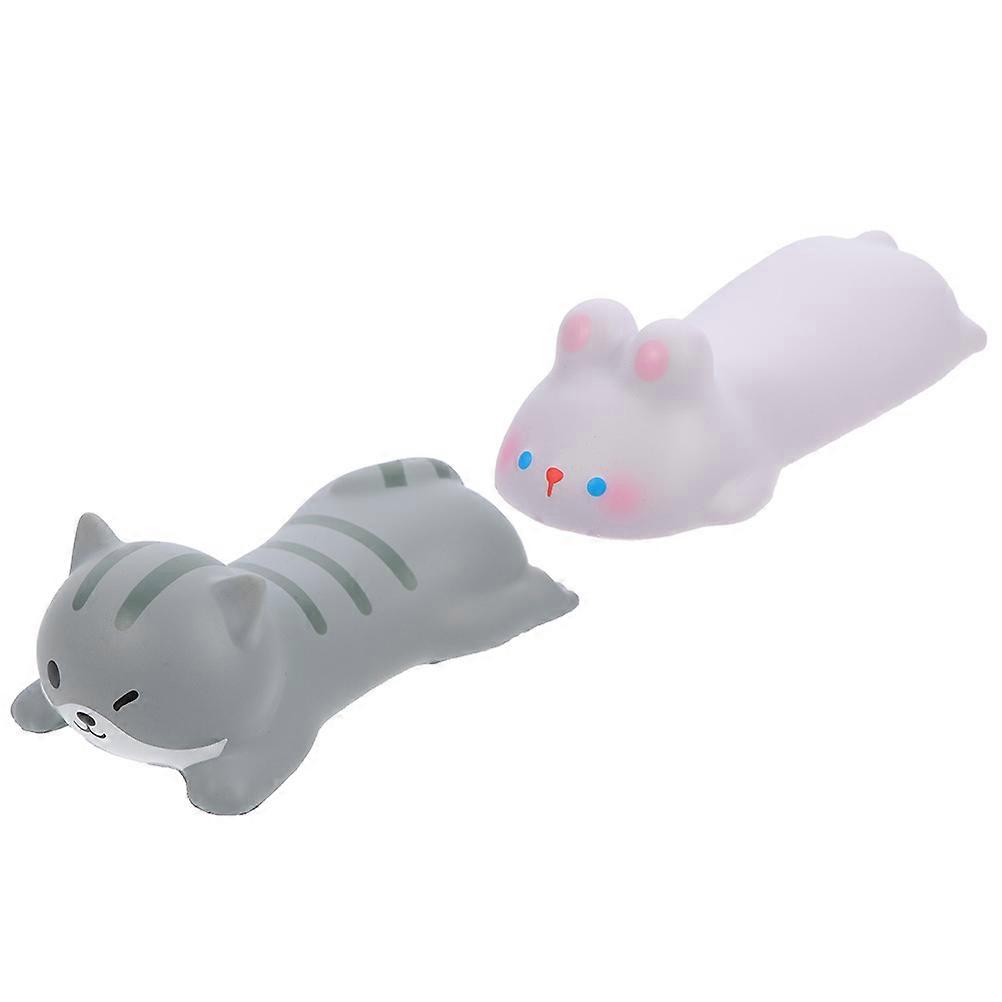 Wrist Rest Pad Ergonomic Cartoon Mouse Support for 4Pcs Desktop