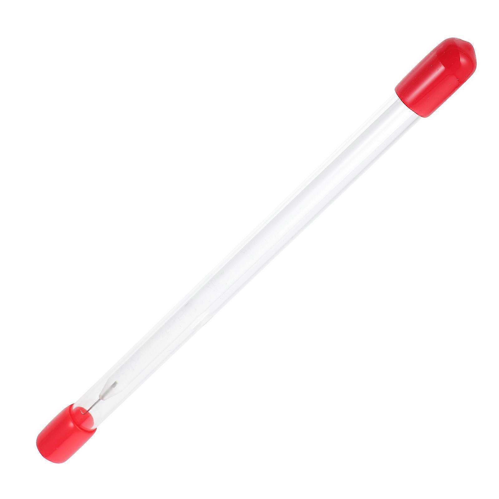 Pulling Hook Tool for Hair Extension 2Pcs Transparent Crystal Needles