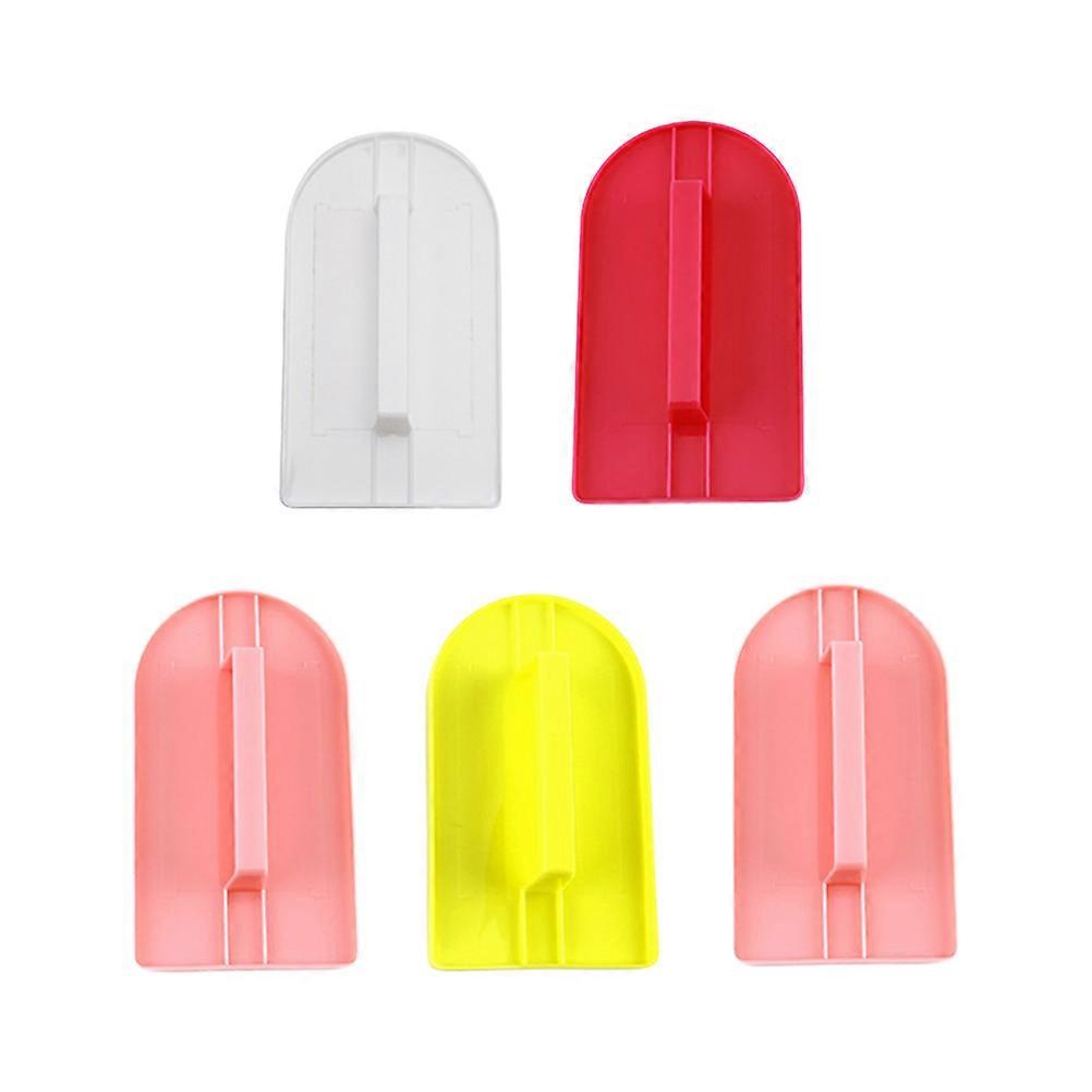 Cake Spatula Icing Smoother Flat with Handle Baking Tools Pp Assorted Color Cream Spreading 5Pcs