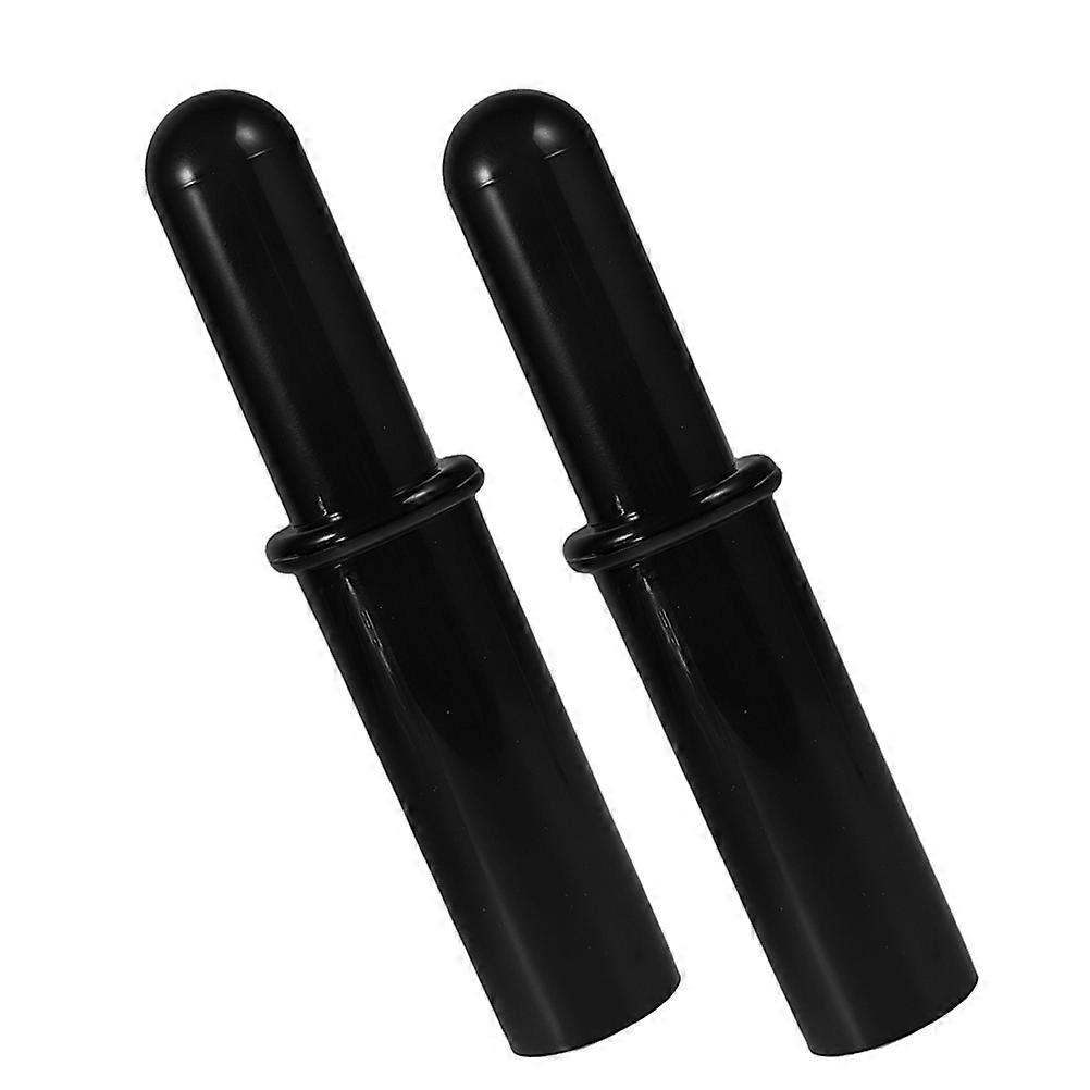 Black Meat Grinder Pusher Tool for Kitchen Use 2Pcs Plastic Set
