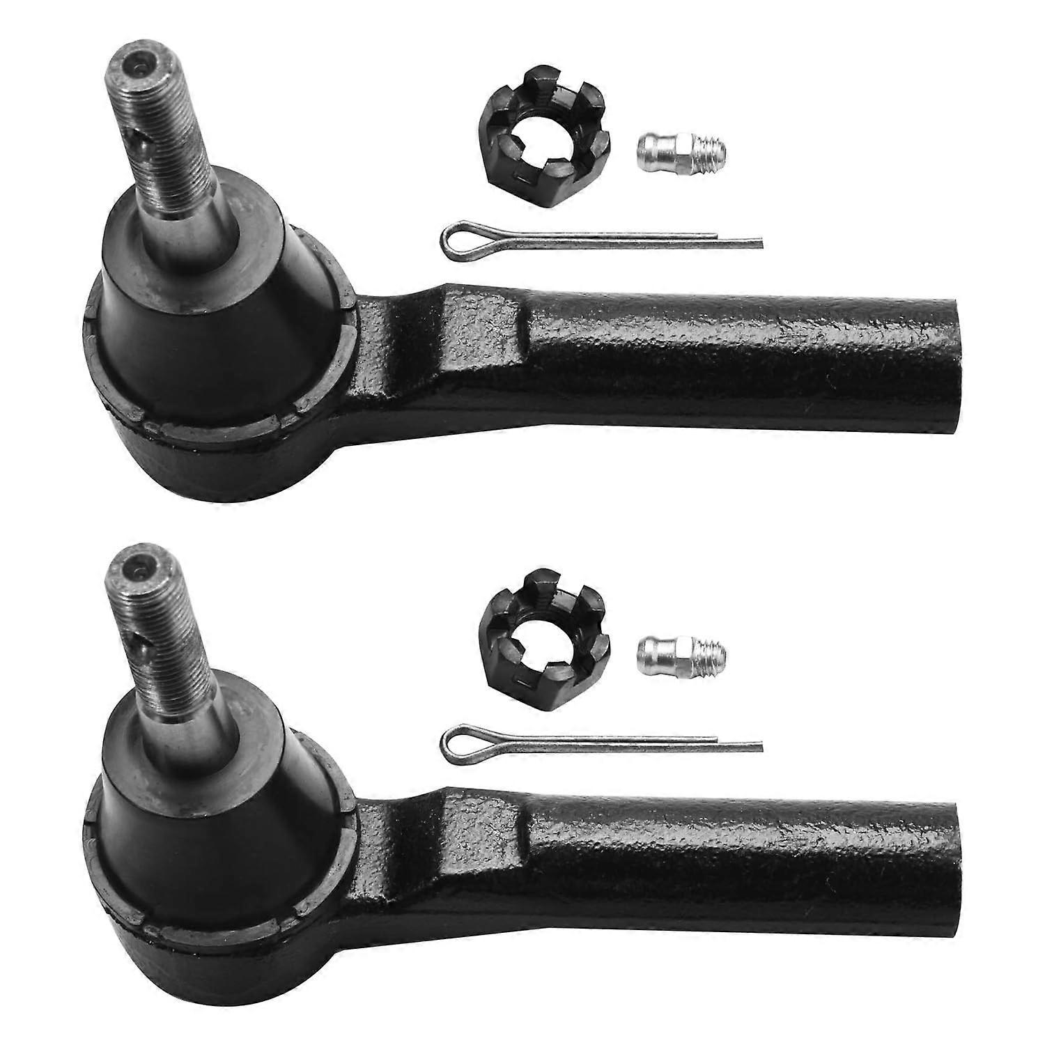Front Outer Tie Rod Ends 2pc for Jeep Compass Patriot Dodge Chrysler Precise Steering Control