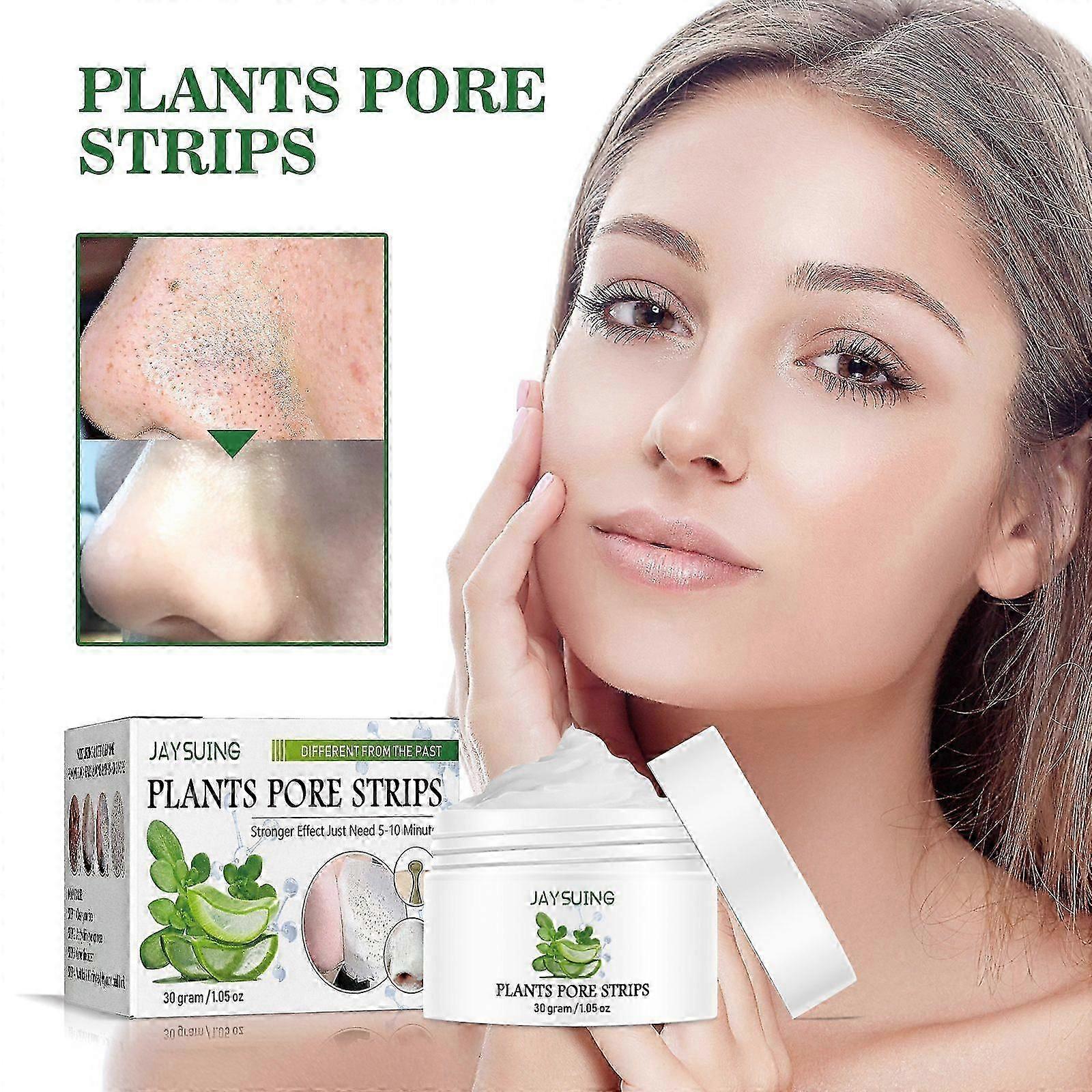 Deep Cleansing Blackhead Nose Mask with Aloe & Hyaluronic Acid  Shrinks Pores & Moisturizes