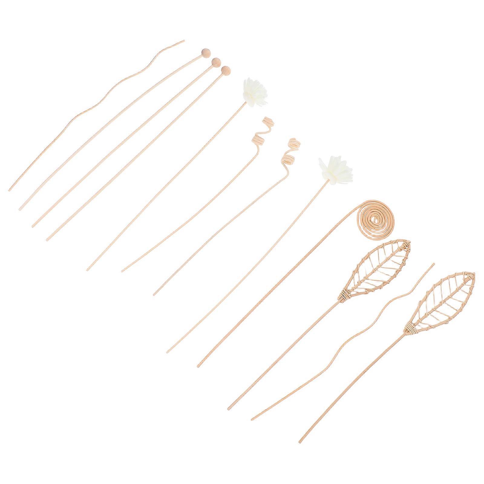 Fragrance Diffuser Sticks Aroma Diffuser for Home 12Pcs Rattan Set