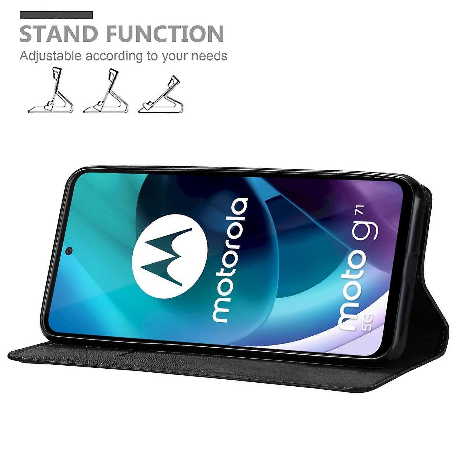 Motorola MOTO G71 5G Case - Protective Case with Stand Function and Card Slot