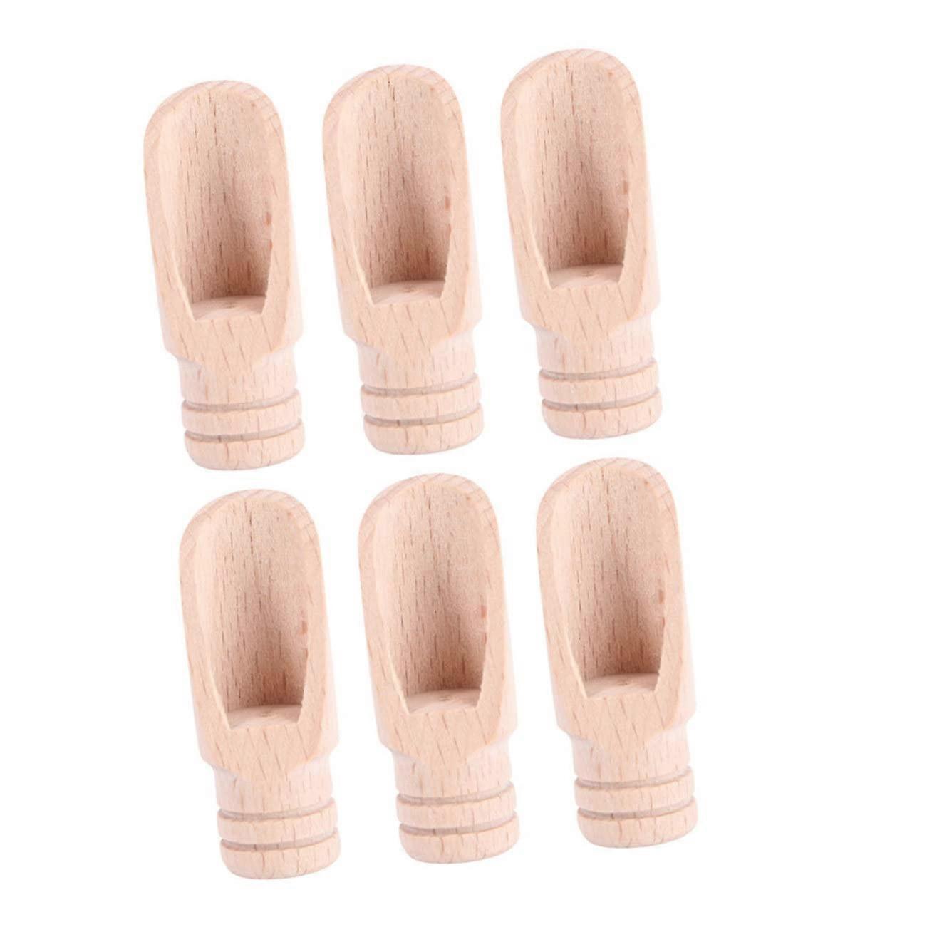 6pcs Stainless Steel Tea Scoop and Salt Spoon Set for Precise Portion Control and Easy Cleaning