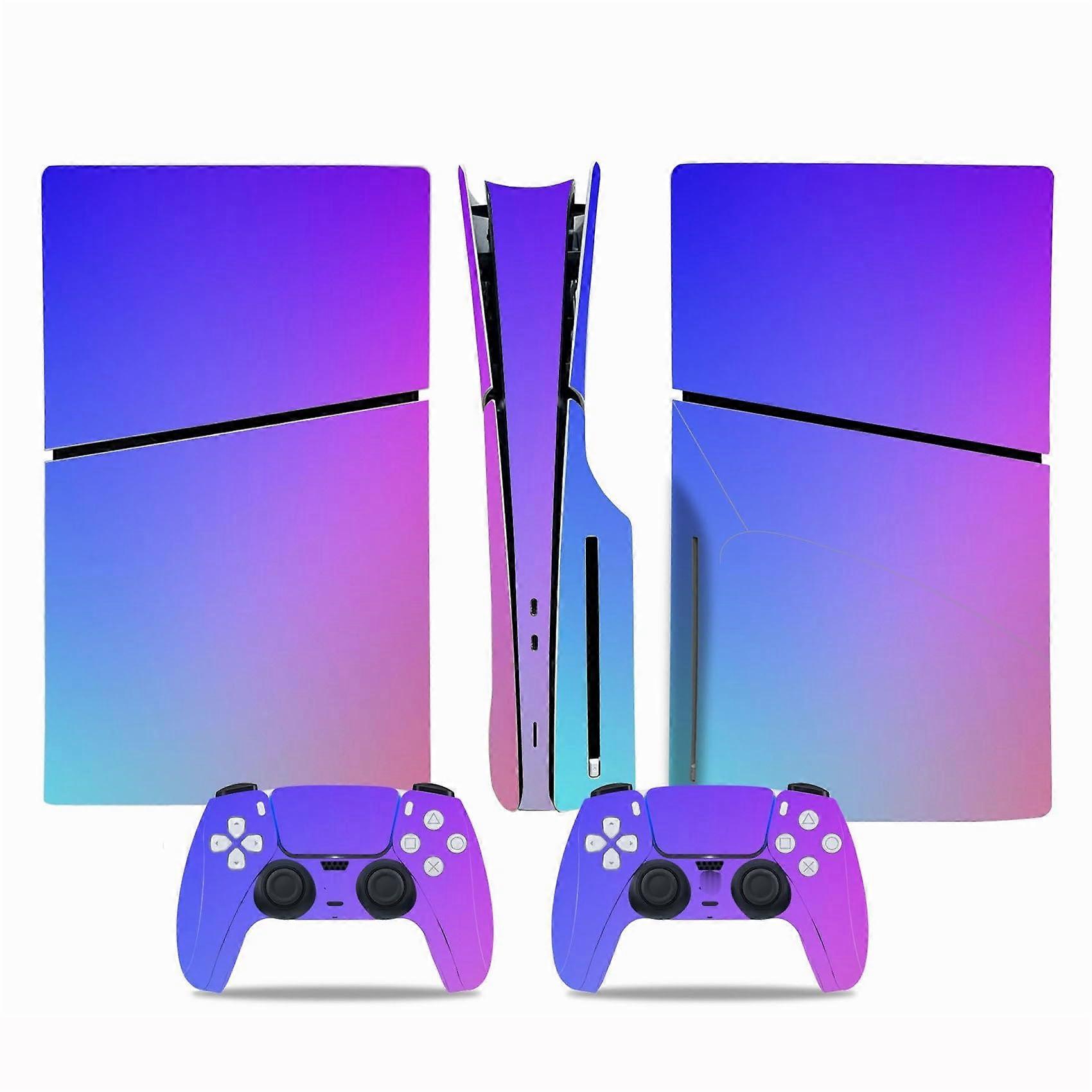 Bubble  For PS5 Slim Skin Disc Edition And Digital Edition Vinyl Cover For Console And Controller, Scratch Resistant